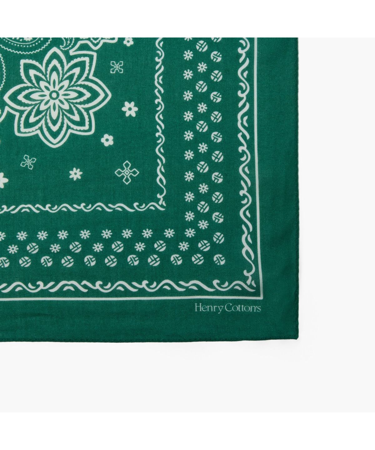 헨리코튼(HENRY COTTONS) Green Bandana ARAJM26611GRX
