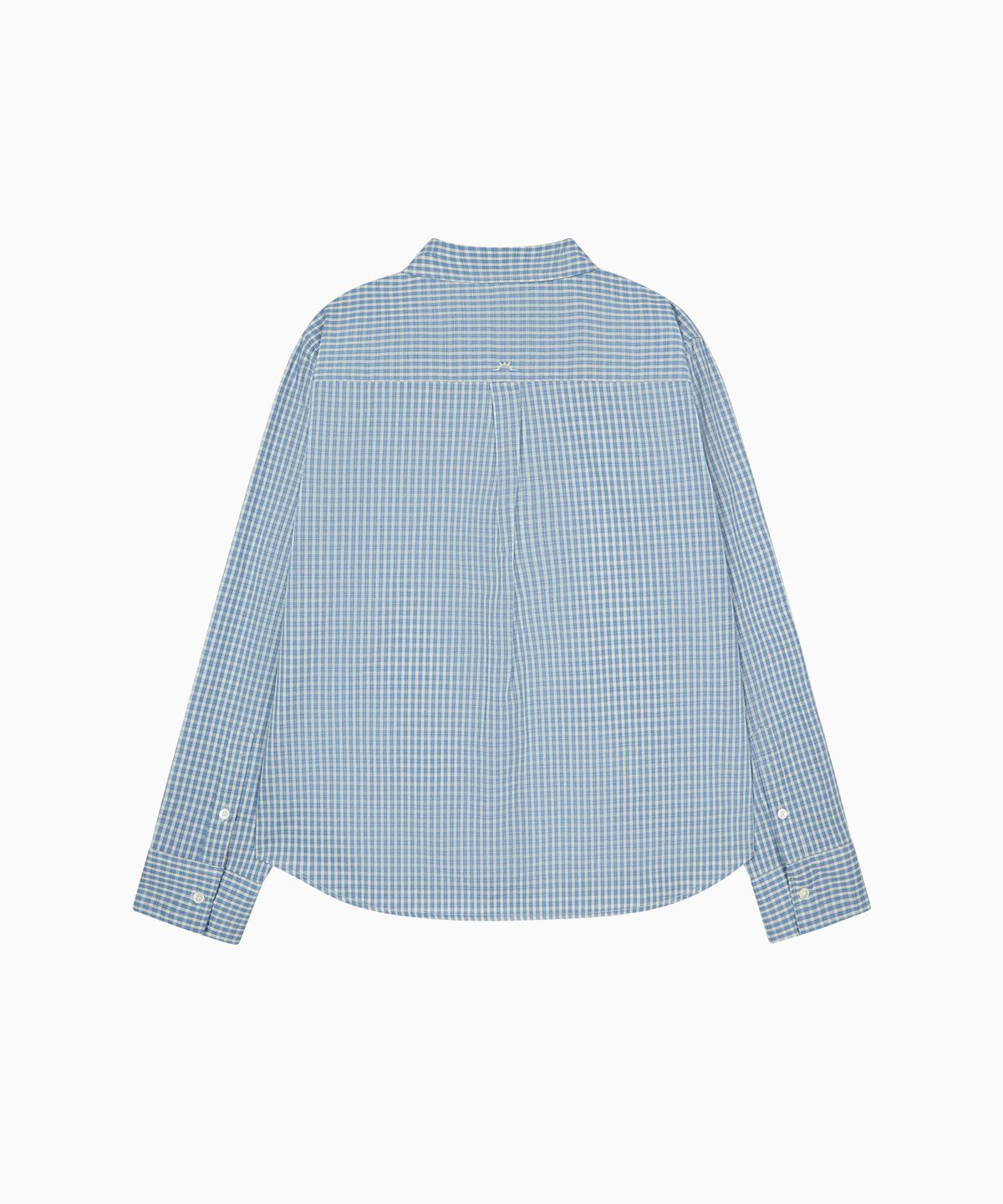 헬로 선라이즈(HELLO SUNRISE) HS Check L/S Shirts(W)_Blue