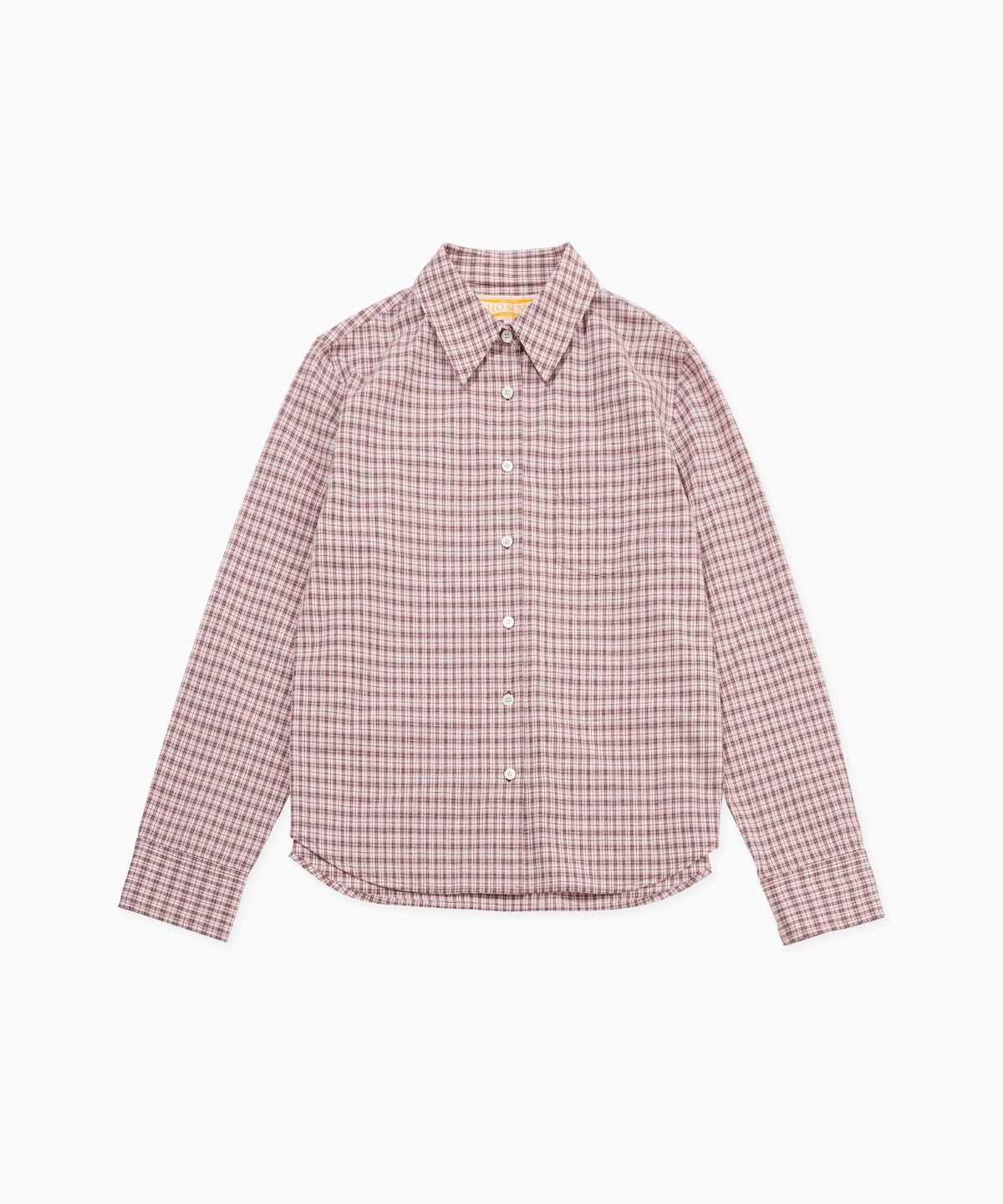 헬로 선라이즈(HELLO SUNRISE) HS Check L/S Shirts(W)_Pink