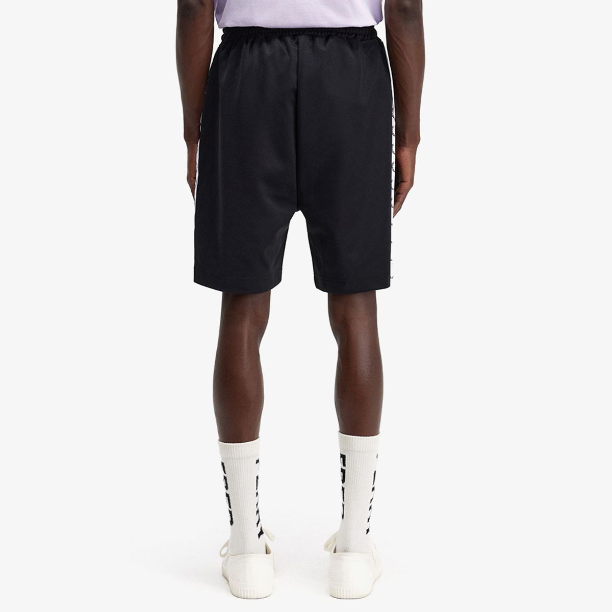 프레드페리(FRED PERRY) [Sport] 테잎 트리코트 쇼츠 - 블랙 AFPM2615508-102