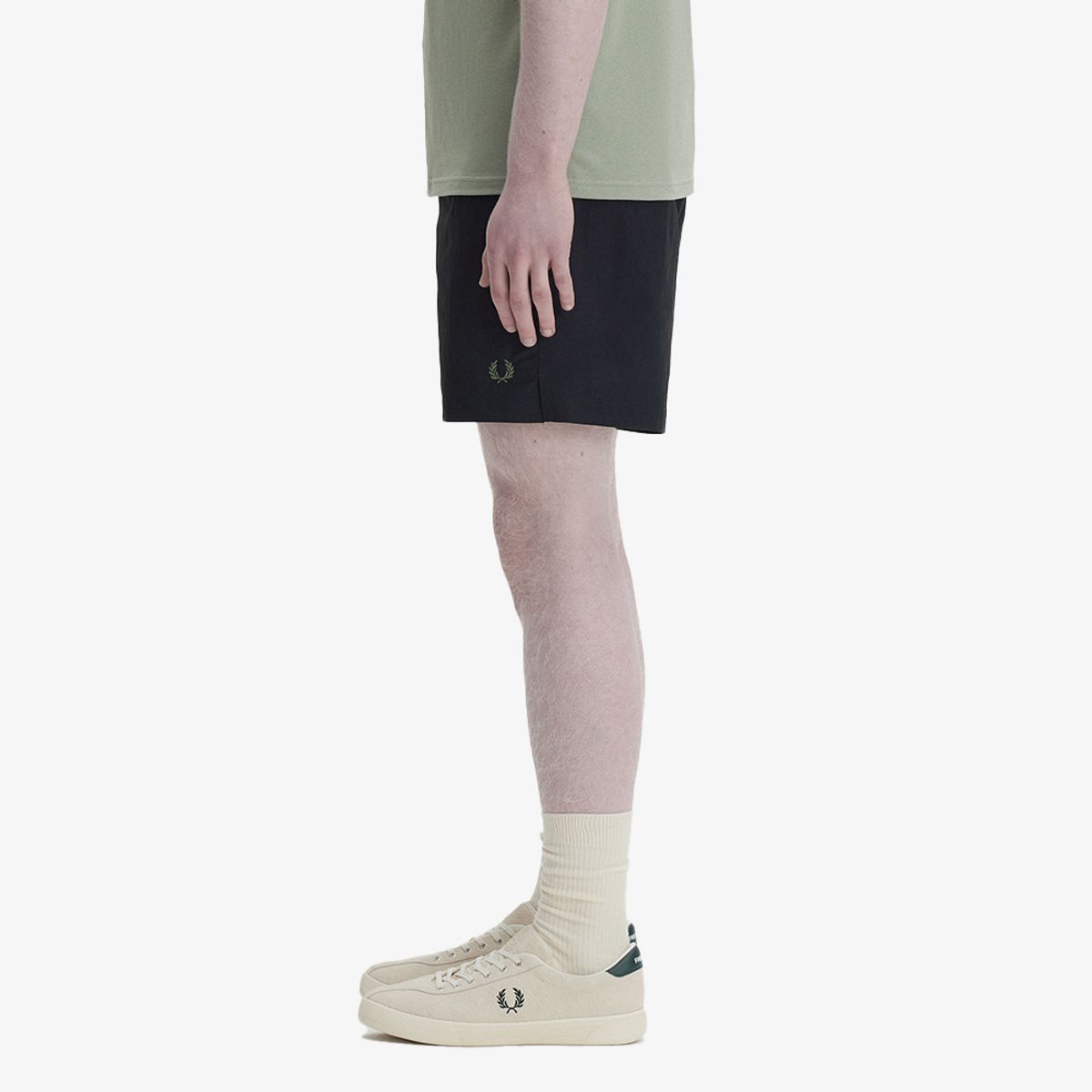 프레드페리(FRED PERRY) [Sport] 립스탑 쇼츠 - 블랙 AFPM261S302-102