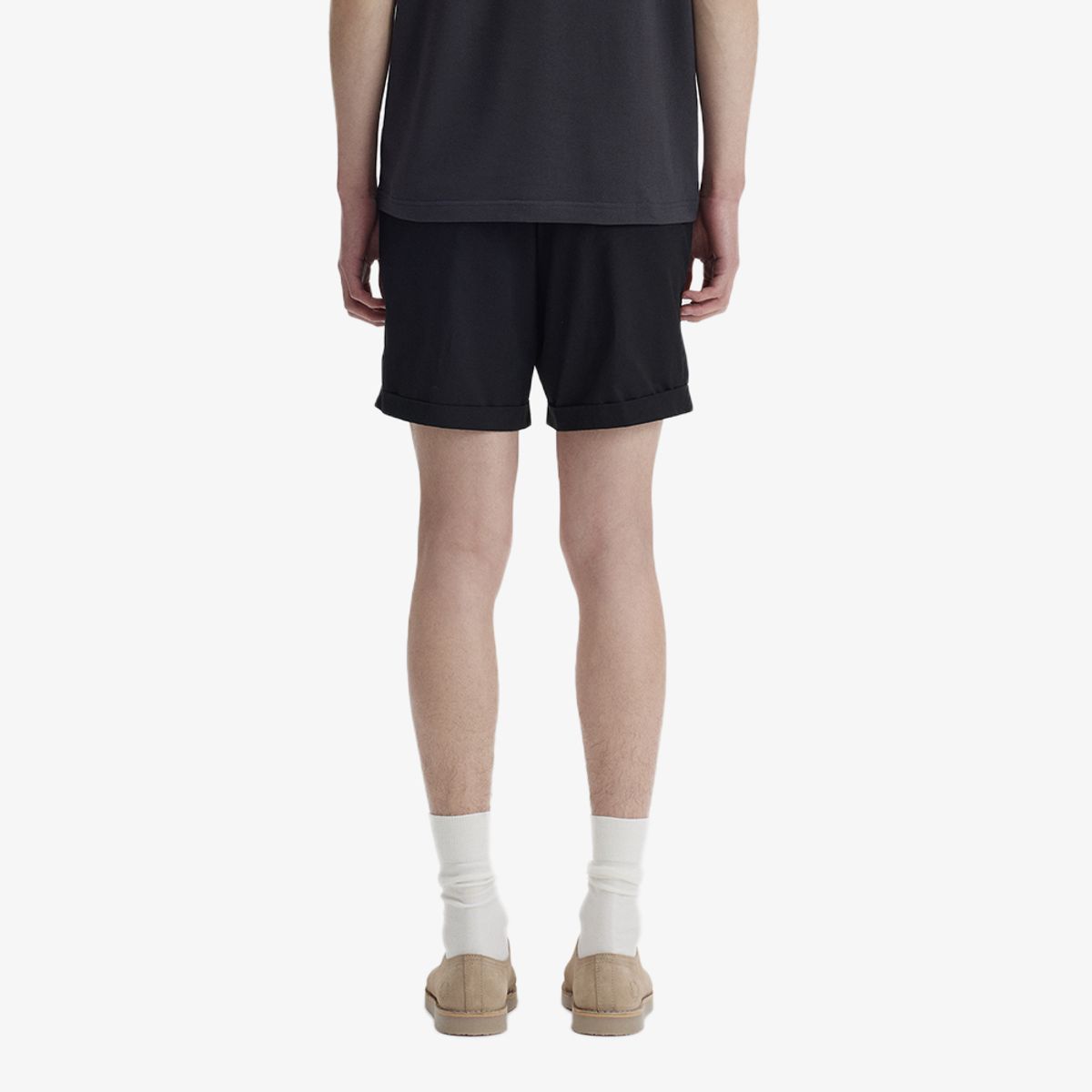 프레드페리(FRED PERRY) [Sharp] 트윌 쇼츠 - 블랙 AFPM2612301-102