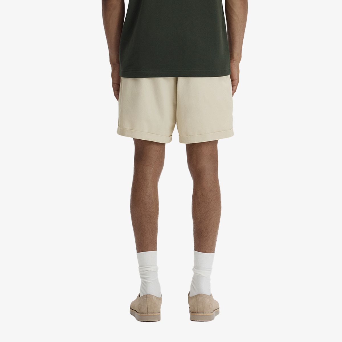 프레드페리(FRED PERRY) [Sharp] 트윌 쇼츠 - 오트밀 AFPM2612301-691