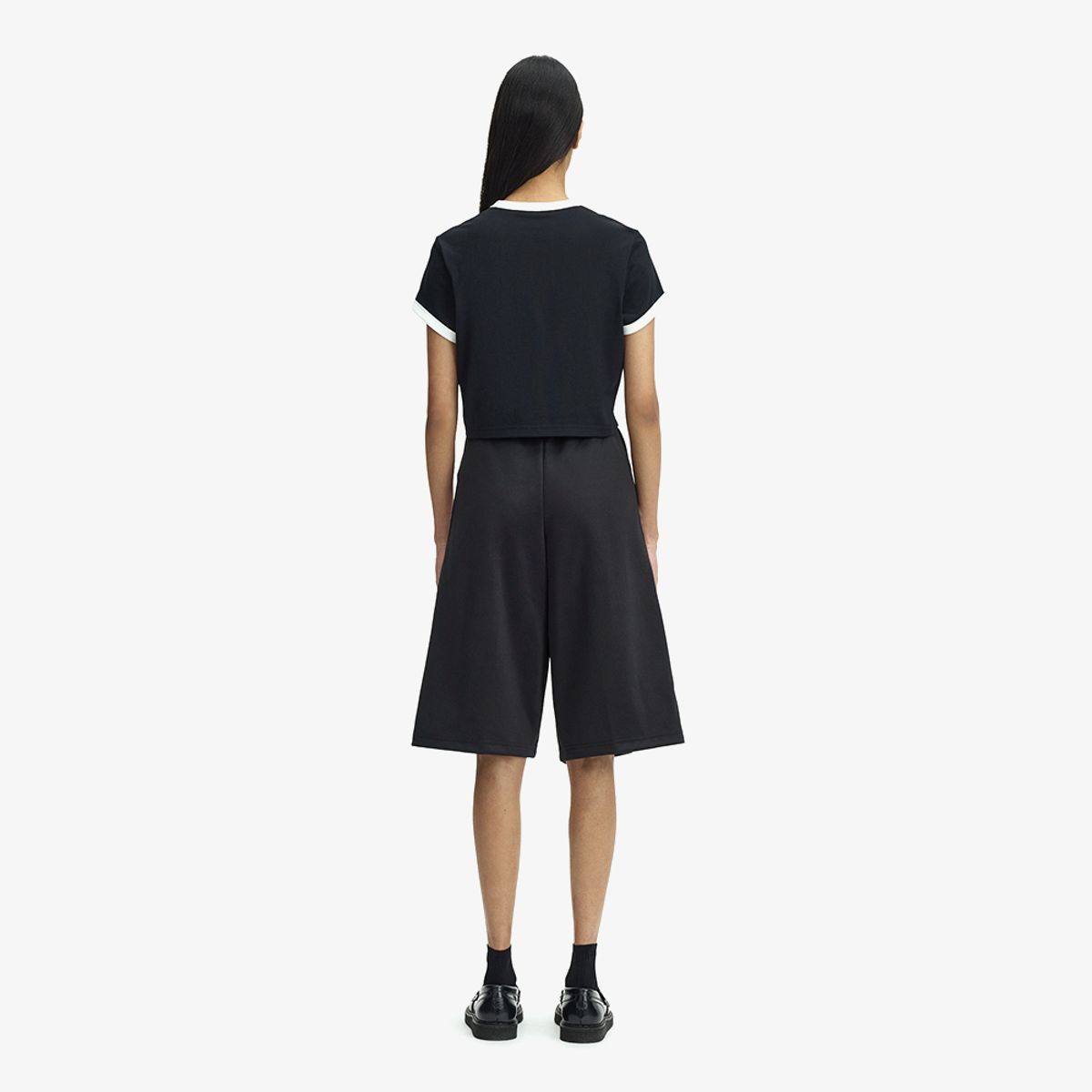 프레드페리(FRED PERRY) [womens] 테잎 트랙쇼츠 - 블랙 AFPF2612101-102