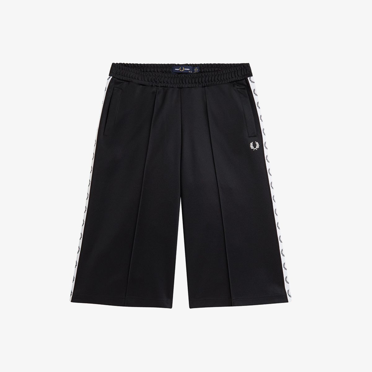프레드페리(FRED PERRY) [womens] 테잎 트랙쇼츠 - 블랙 AFPF2612101-102