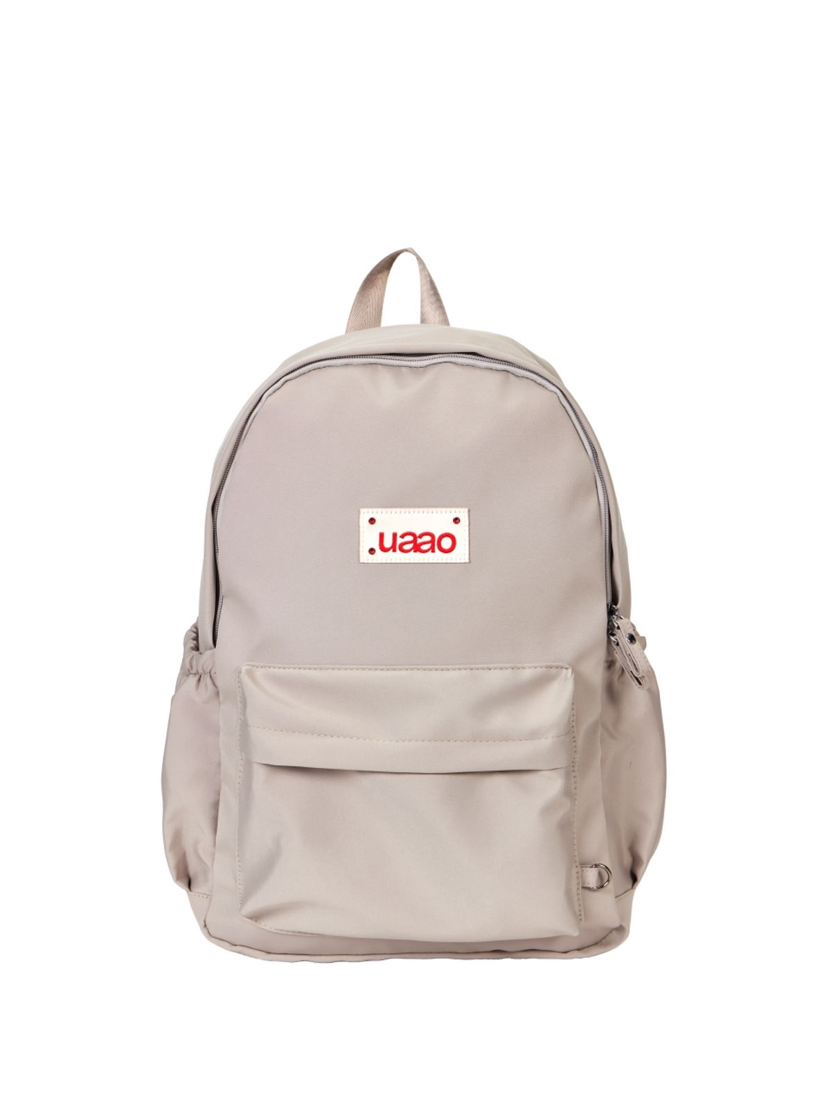 우아오(UAAO) 데일루 클래식 키링 디테일 데일리백팩 (Beige Gray)