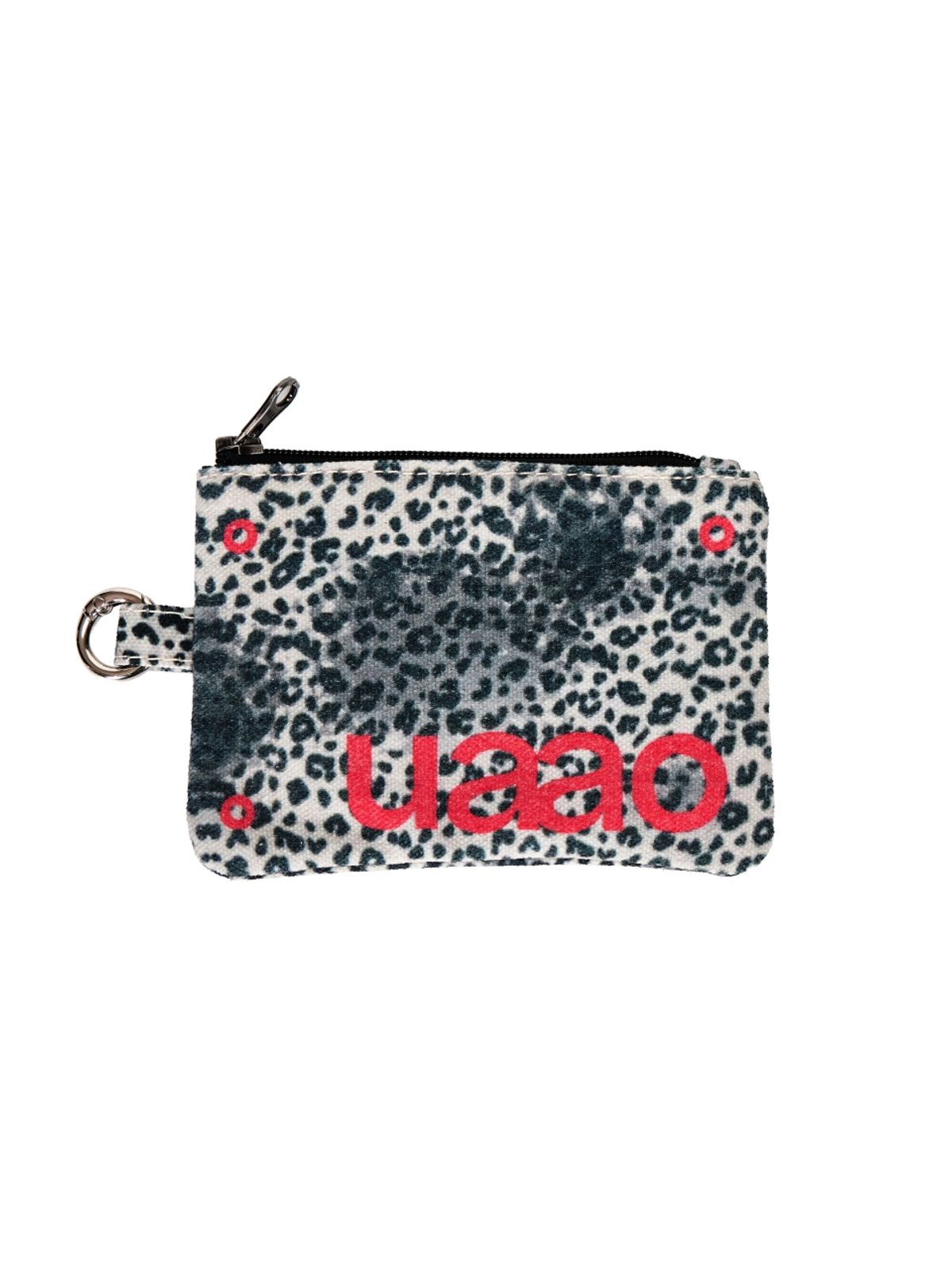 우아오(UAAO) 콤포 키링 포켓 파우치 카드지갑 (Black Leopard)