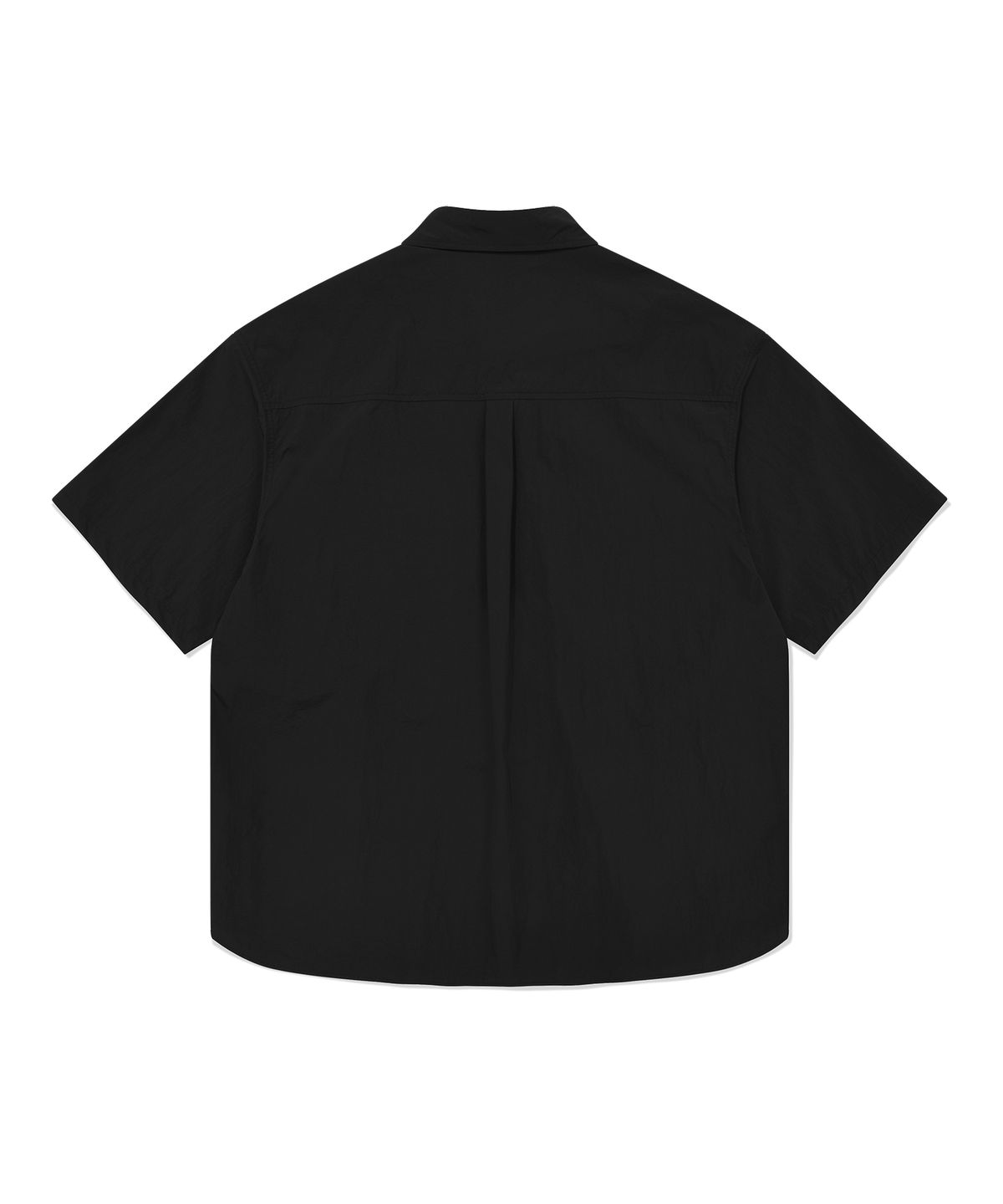 커버낫(COVERNAT) 워크 나일론 하프 셔츠 블랙