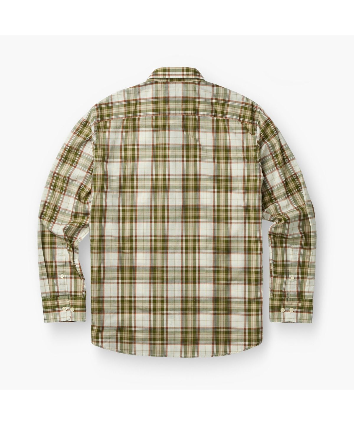 헨리코튼(HENRY COTTONS) [Imported Fabric] 카키 체크 셔츠 (레귤러핏) AHSAM26131KHX