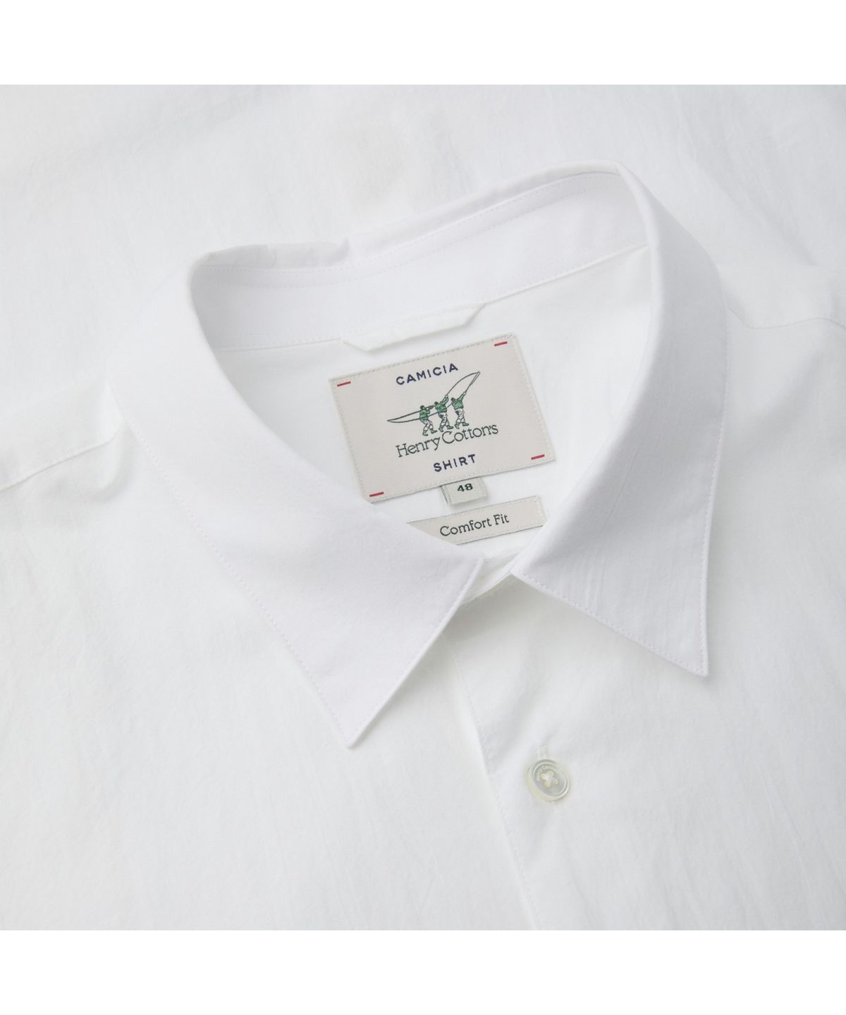헨리코튼(HENRY COTTONS) [Imported Fabric] 코튼 워시드 셔츠 (컴포트핏) AHSAM26021WHX
