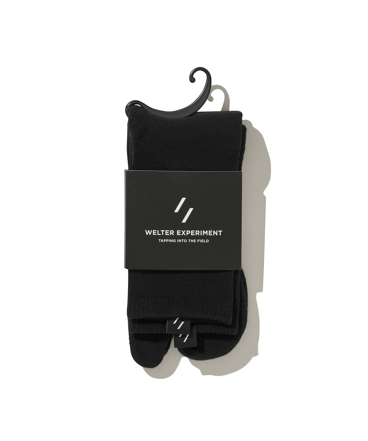 웰터 익스페리먼트(WELTER EXPERIMENT) HIKE TABI SOCKS_BLACK