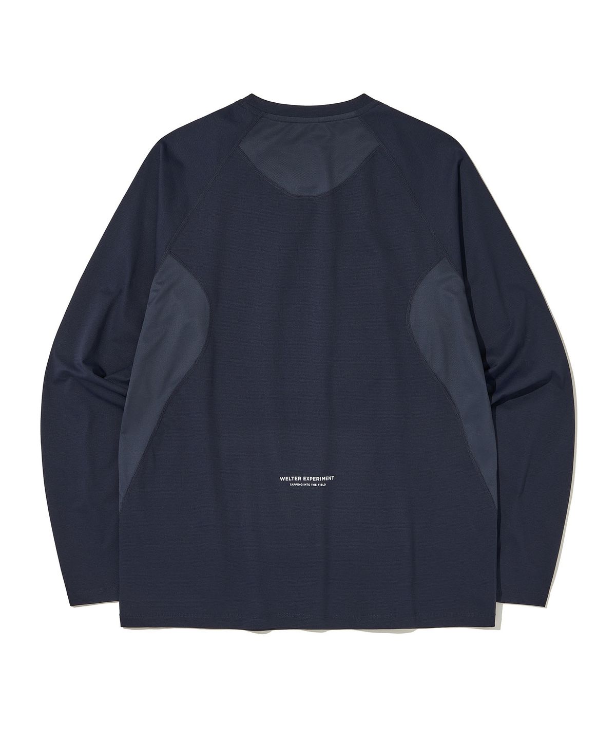 웰터 익스페리먼트(WELTER EXPERIMENT) CLIMAFLOW LONG SLEEVE T-SHIRT_NAVY