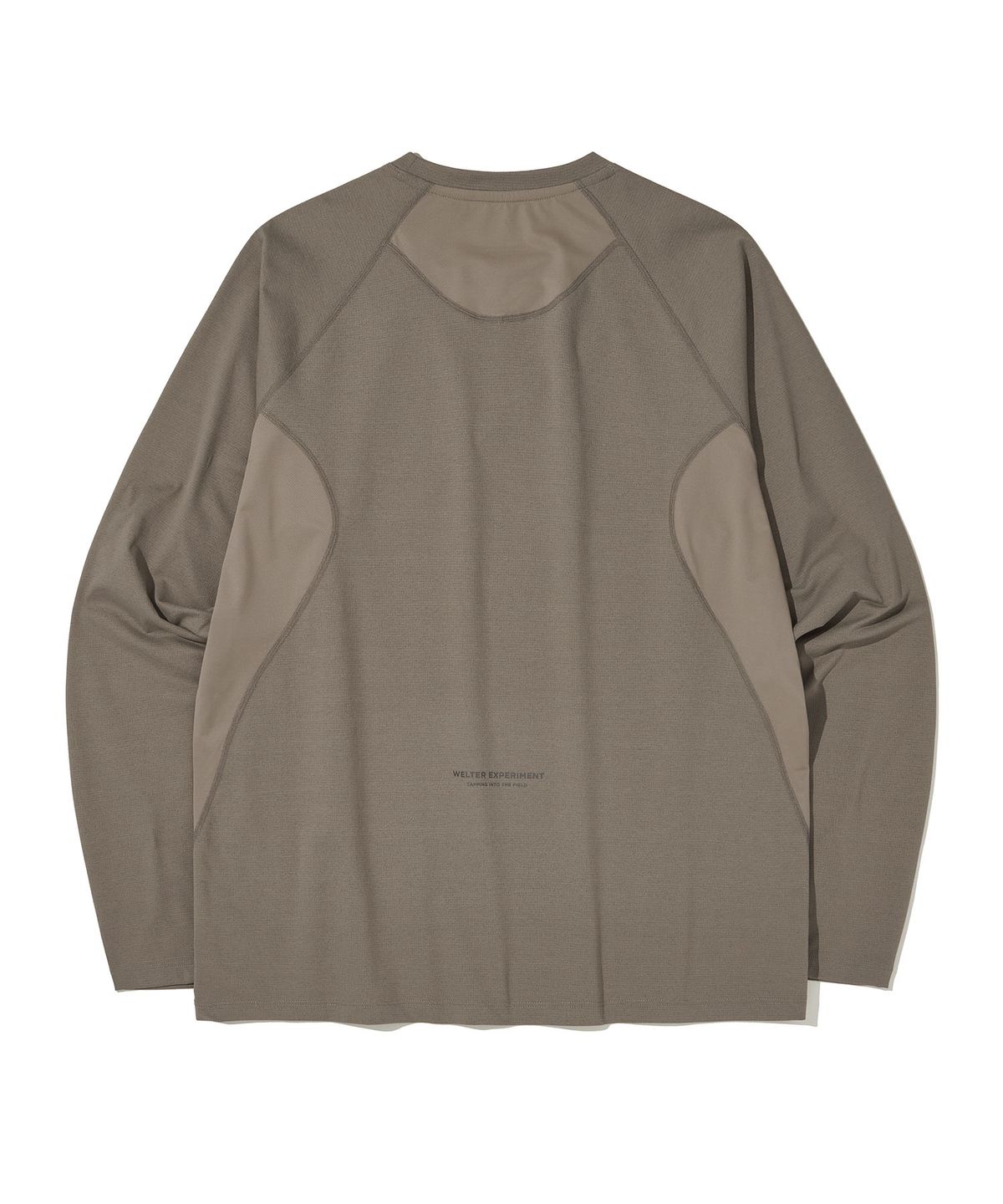 웰터 익스페리먼트(WELTER EXPERIMENT) CLIMAFLOW LONG SLEEVE T-SHIRT_DARK BEIGE