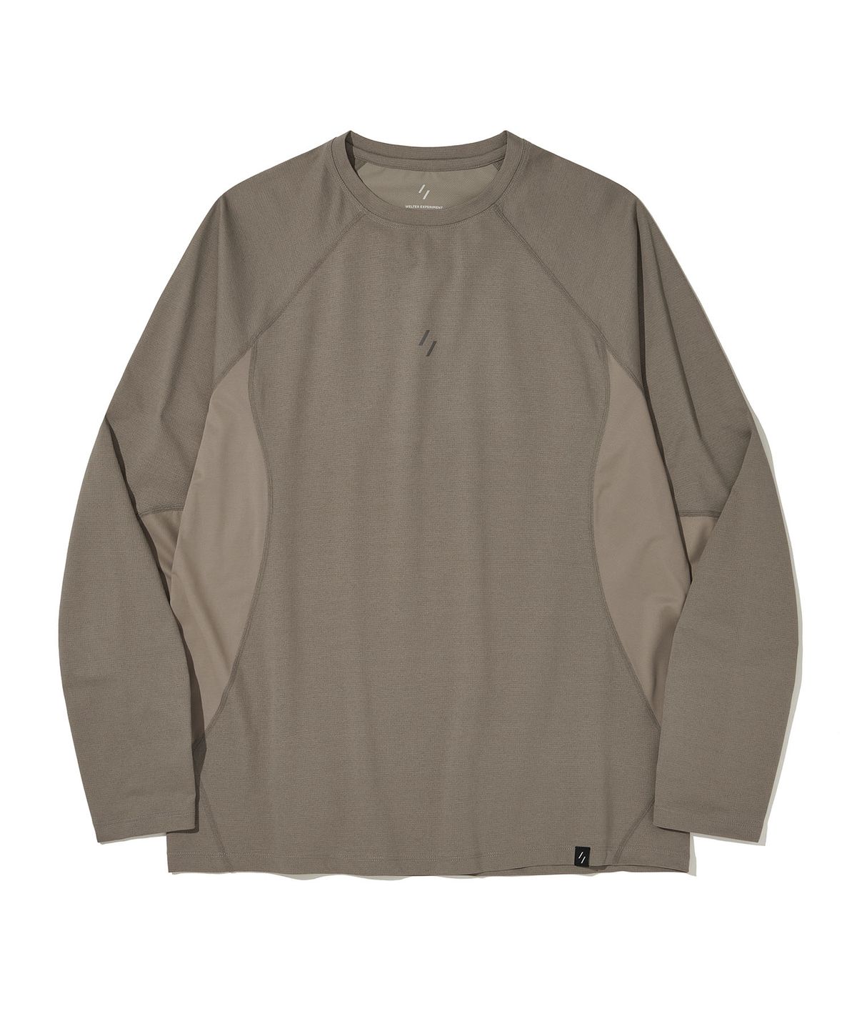 웰터 익스페리먼트(WELTER EXPERIMENT) CLIMAFLOW LONG SLEEVE T-SHIRT_DARK BEIGE