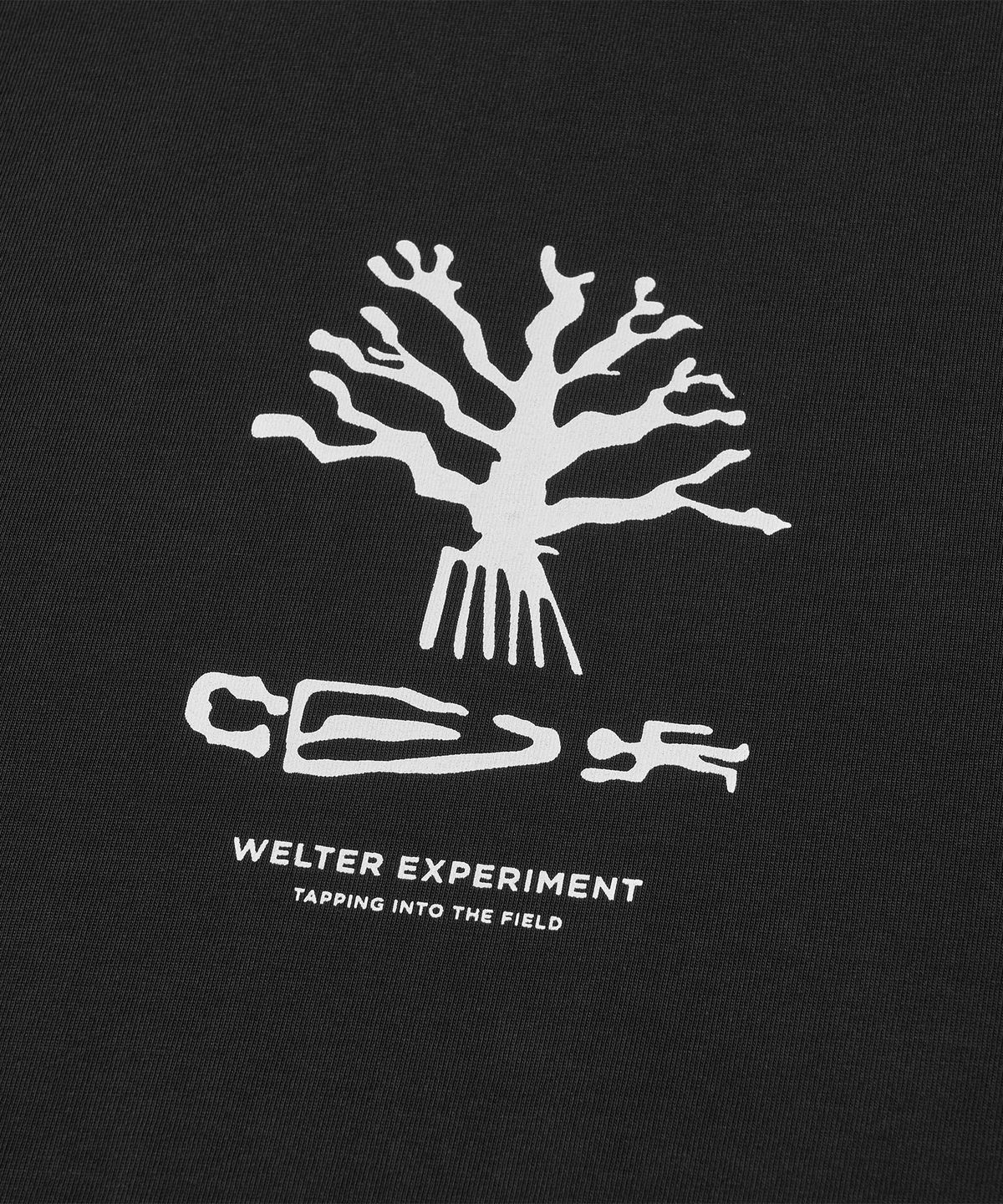 웰터 익스페리먼트(WELTER EXPERIMENT) NAZCA UNDER TREE T-SHIRT_BLACK