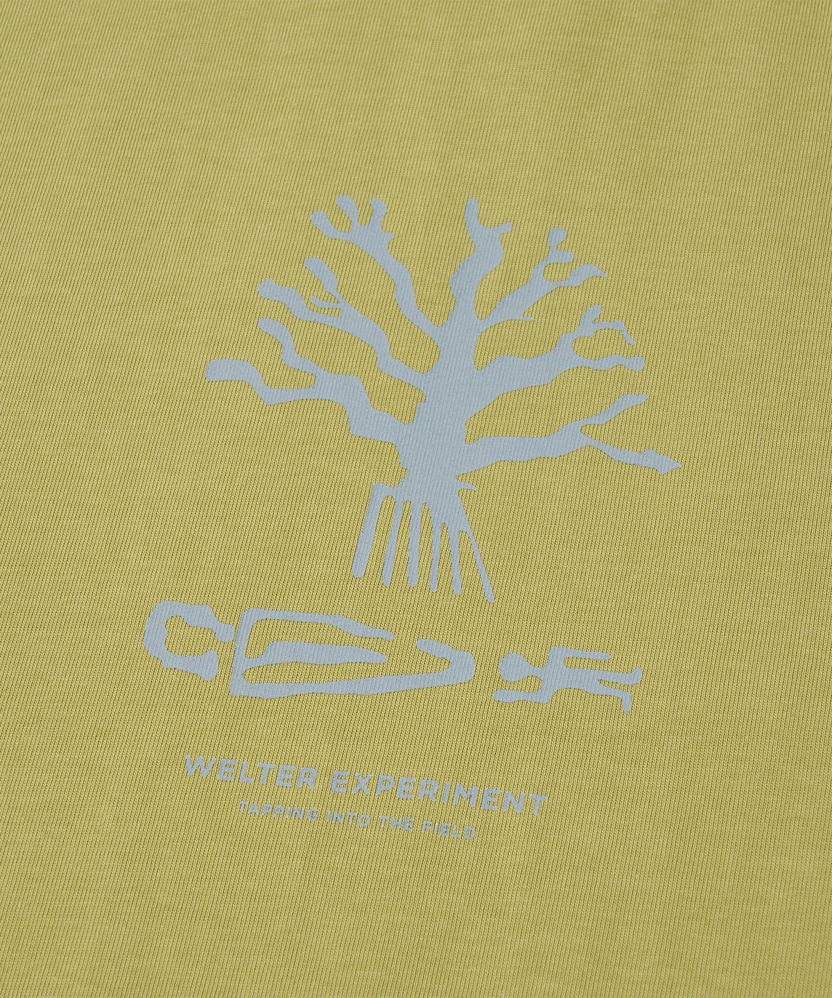 웰터 익스페리먼트(WELTER EXPERIMENT) NAZCA UNDER TREE T-SHIRT_LIME