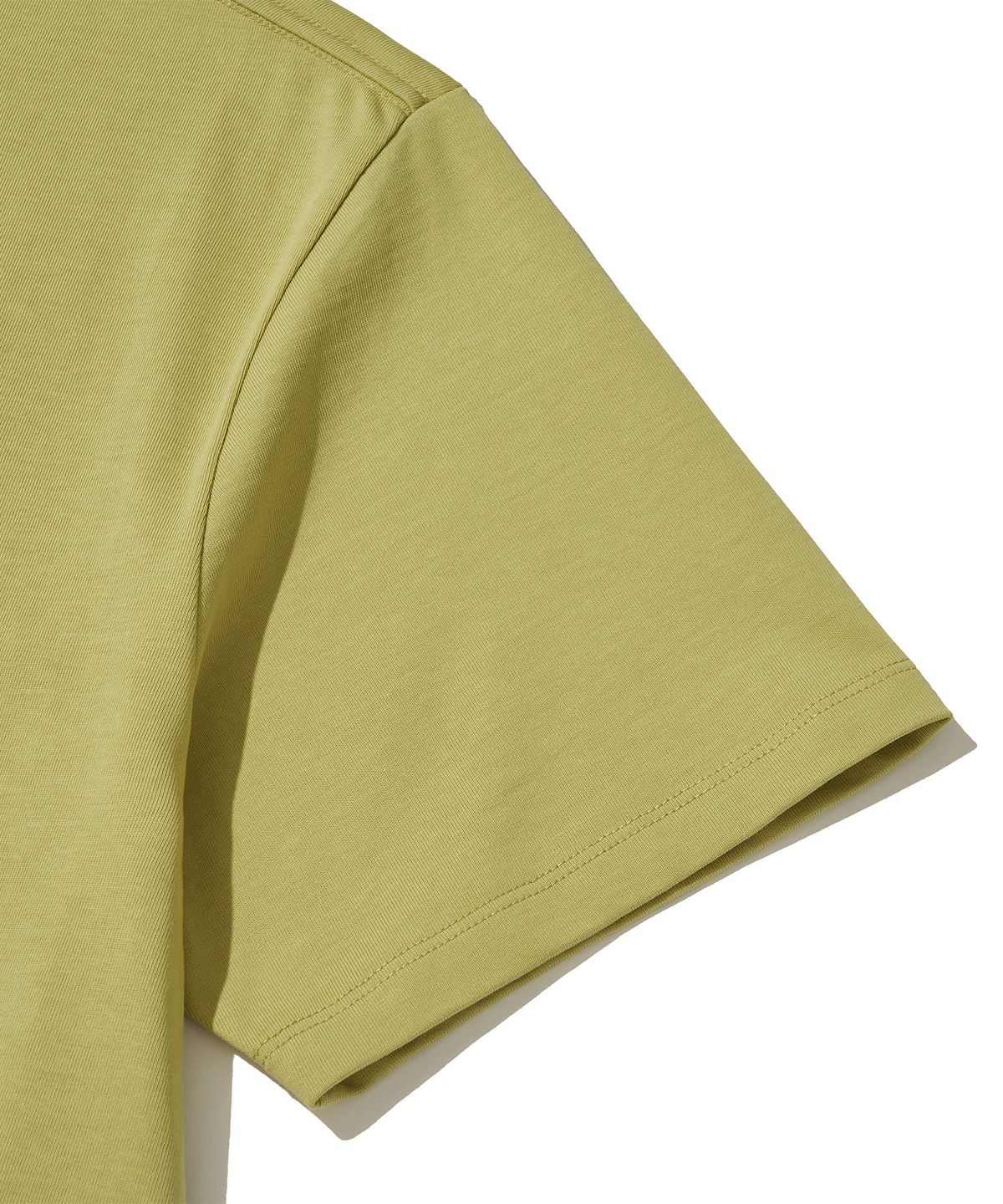 웰터 익스페리먼트(WELTER EXPERIMENT) NAZCA UNDER TREE T-SHIRT_LIME