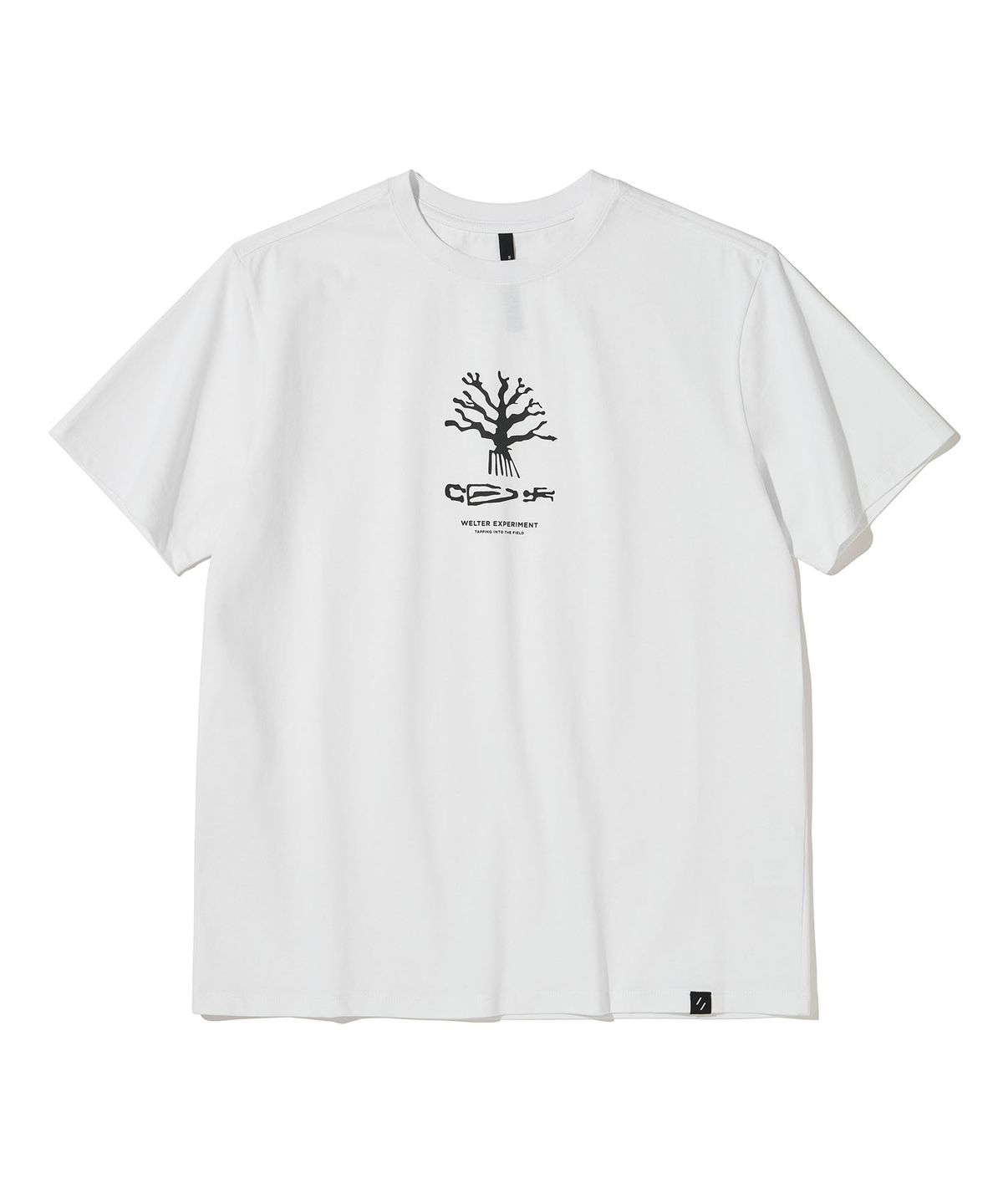 웰터 익스페리먼트(WELTER EXPERIMENT) NAZCA UNDER TREE T-SHIRT_WHITE