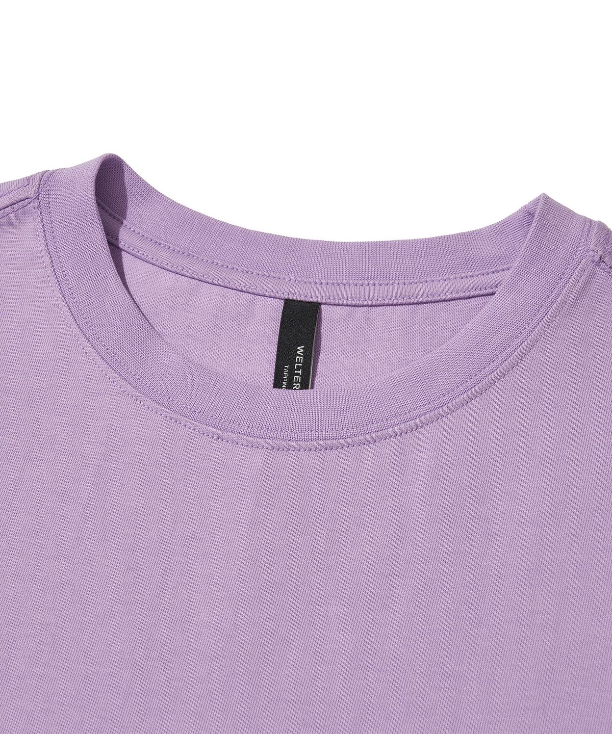 웰터 익스페리먼트(WELTER EXPERIMENT) NAZCA VERTICAL SYMBOL T-SHIRT_LAVENDER