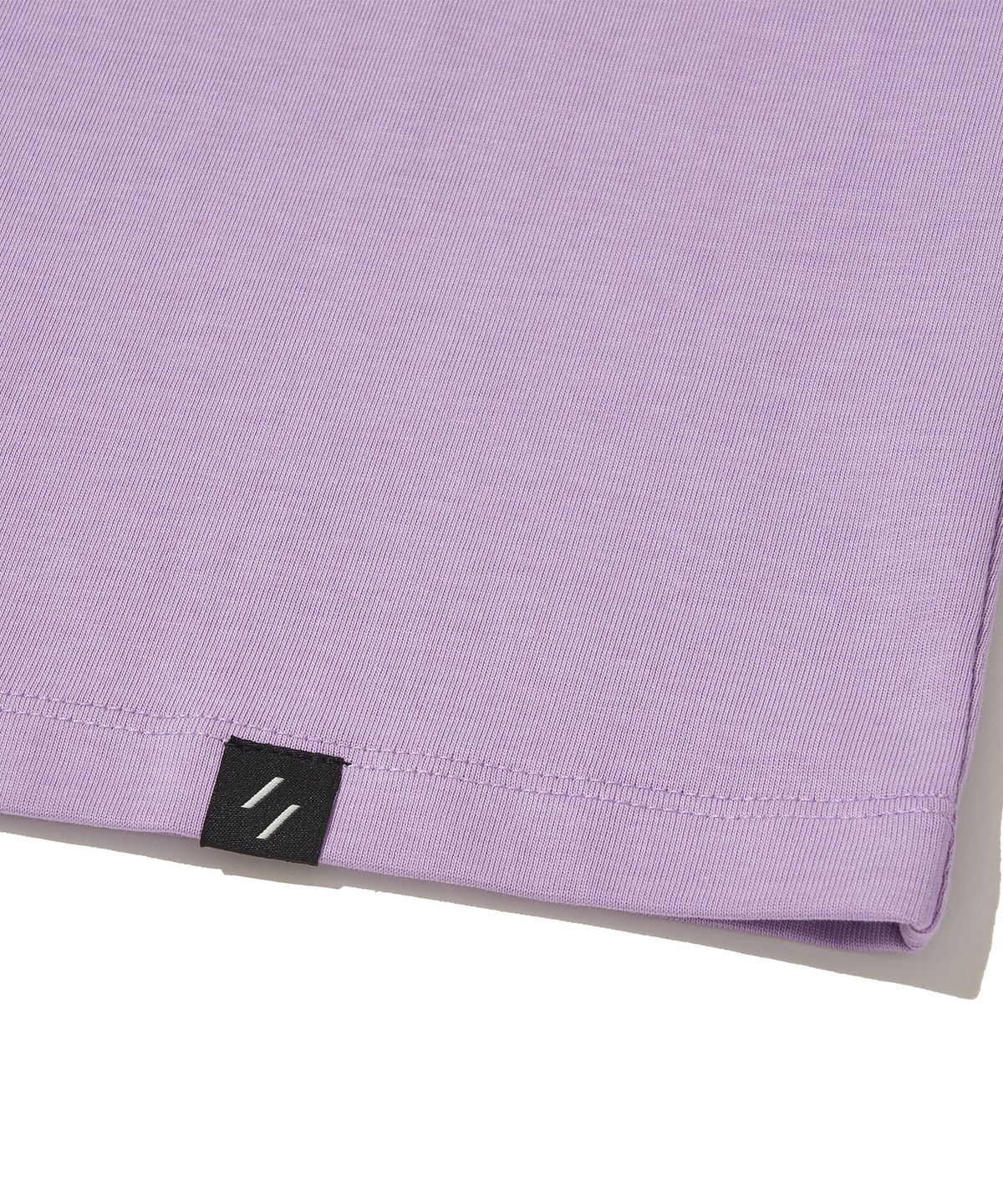웰터 익스페리먼트(WELTER EXPERIMENT) NAZCA VERTICAL SYMBOL T-SHIRT_LAVENDER