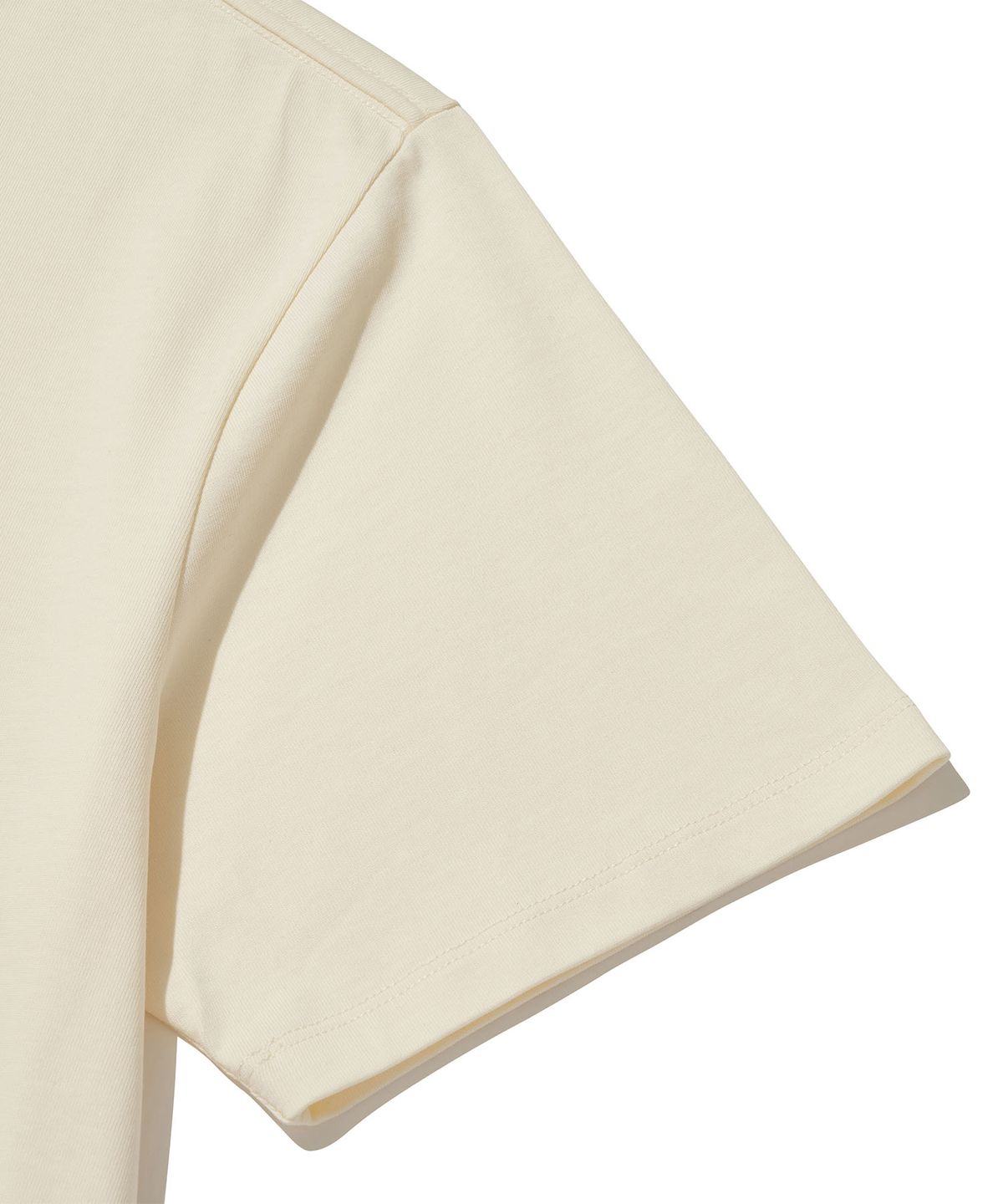 웰터 익스페리먼트(WELTER EXPERIMENT) NAZCA VERTICAL SYMBOL T-SHIRT_CREAM