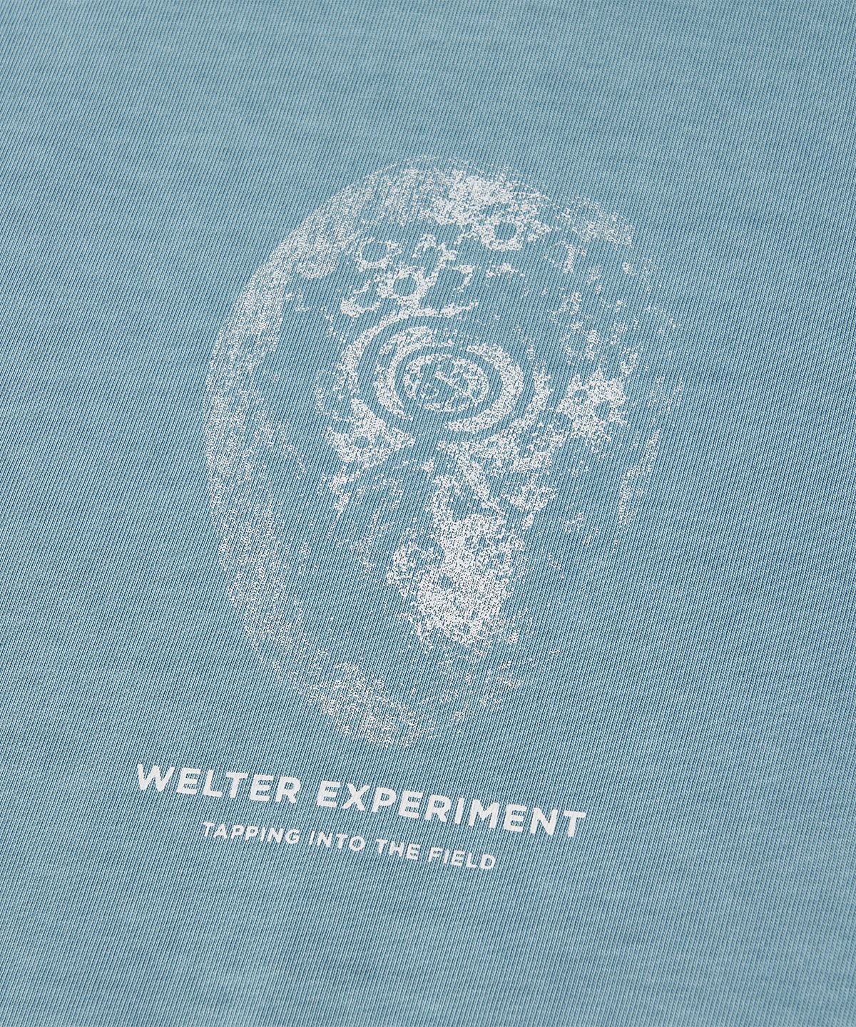 웰터 익스페리먼트(WELTER EXPERIMENT) SUN-HEADED DEITY T-SHIRT_SKY BLUE