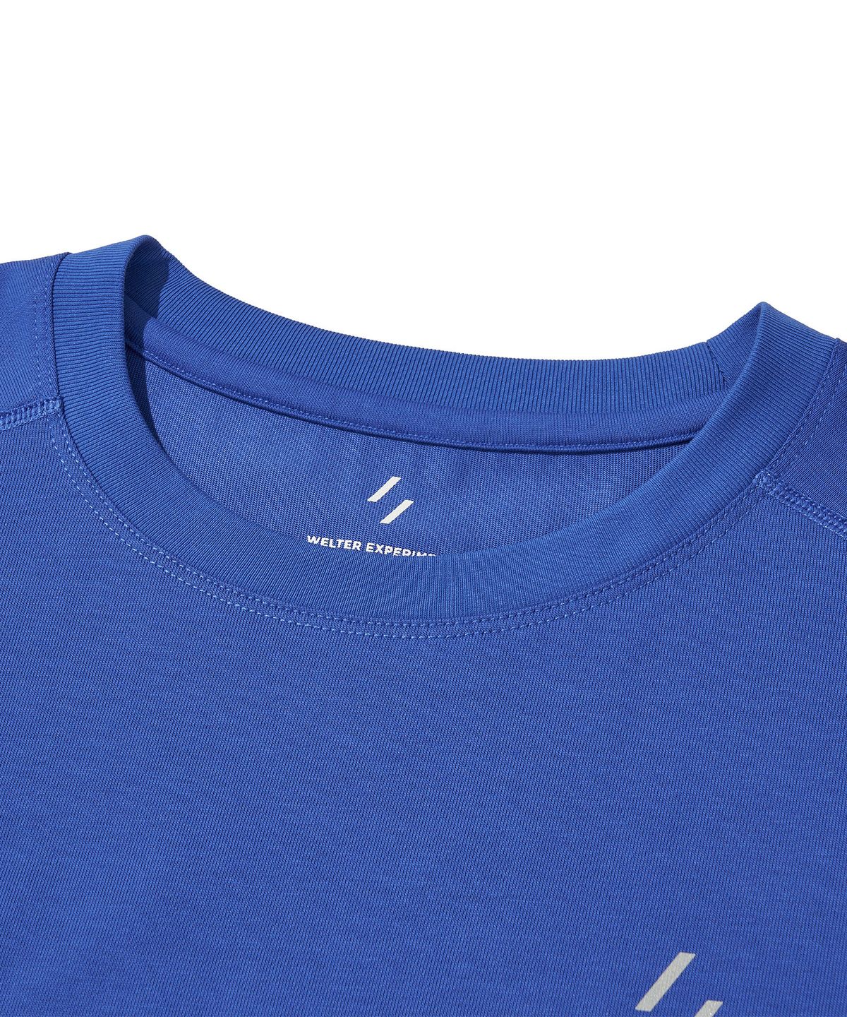 웰터 익스페리먼트(WELTER EXPERIMENT) AEREN T-SHIRT_BLUE
