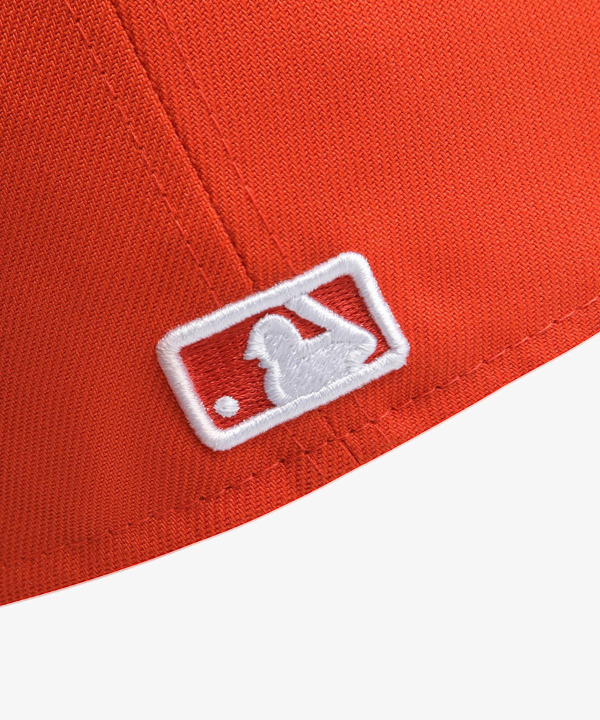 뉴에라(NEW ERA) MLB LA 다저스 베이직 피티드캡 오렌지 15131703