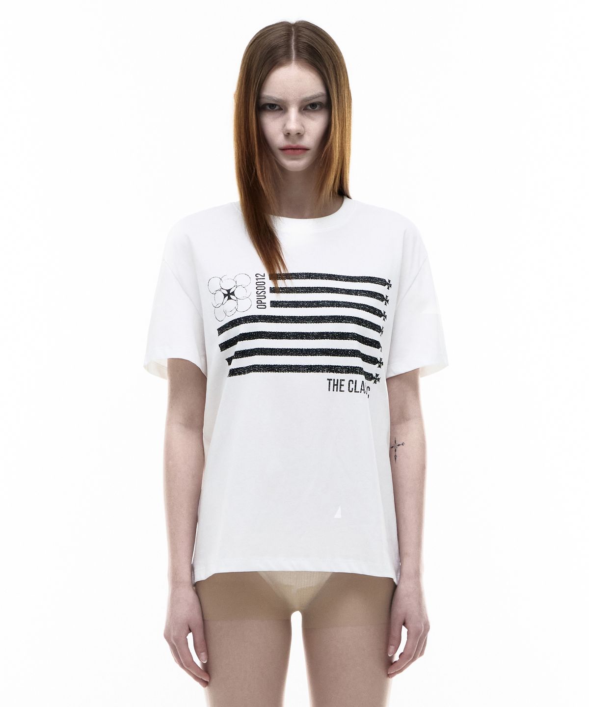 오퍼스 0012(OPUS 0012) Op. 07 OLD GLORY T-SHIRT WHITE