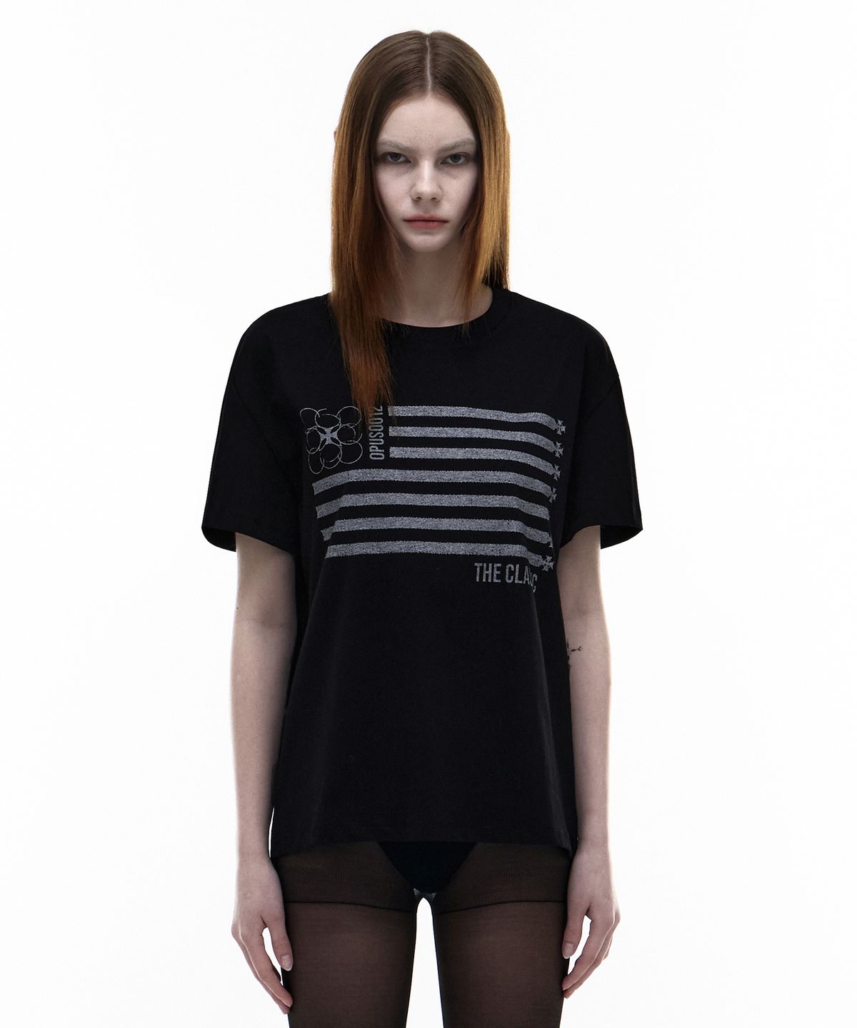 오퍼스 0012(OPUS 0012) Op. 07 OLD GLORY T-SHIRT BLACK