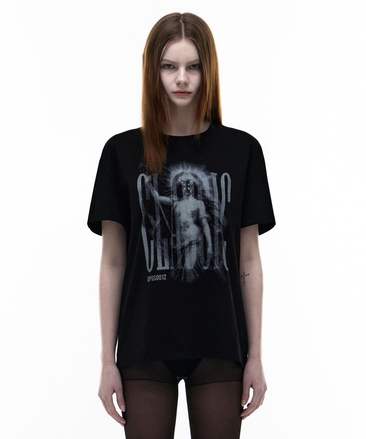 오퍼스 0012(OPUS 0012) Op. 07 BAROQUE T-SHIRT BLACK