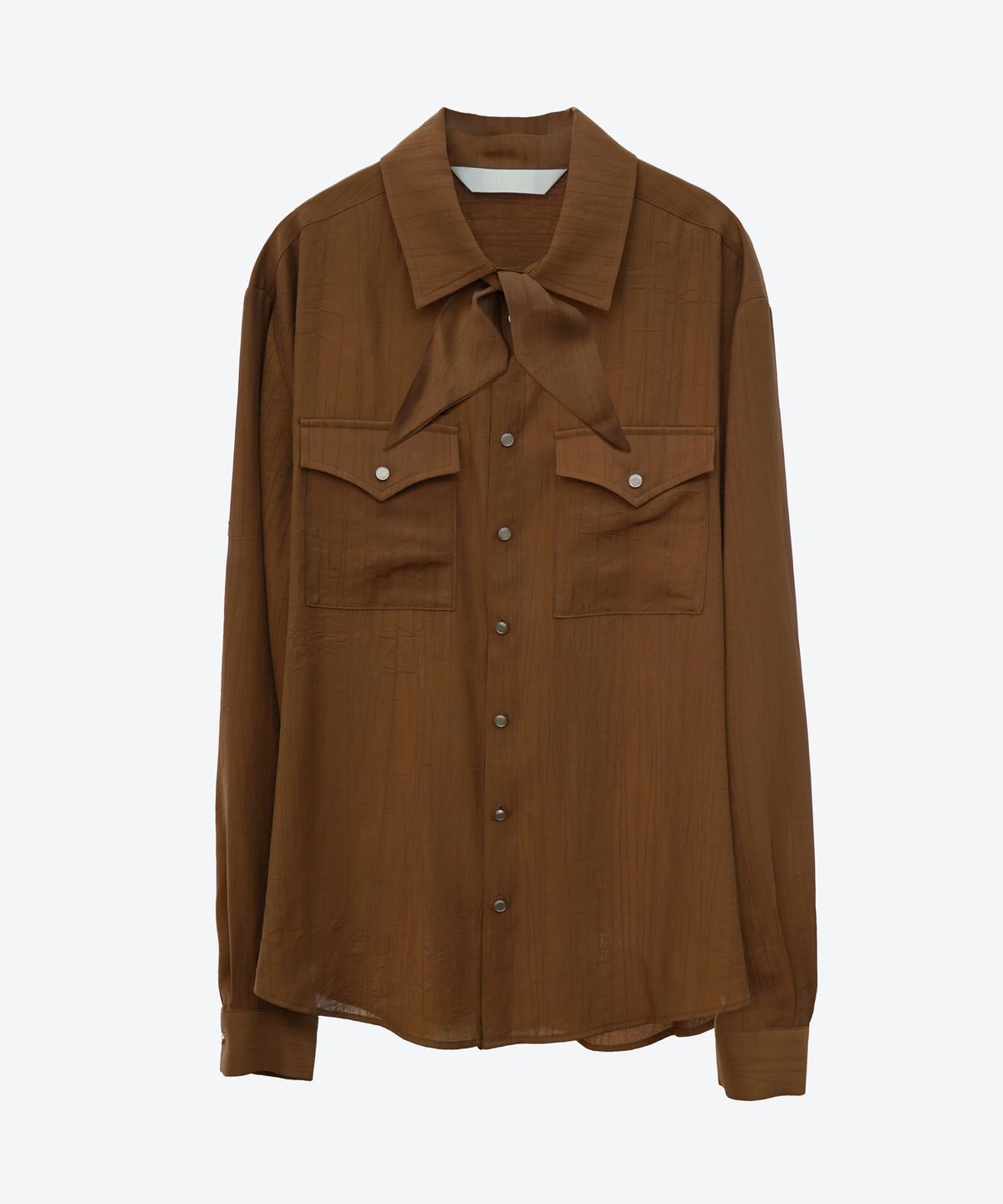 언티지(UNTAGE) 빈티지 웨스턴 셔츠[Brown(UNISEX)]_UTS-SS71