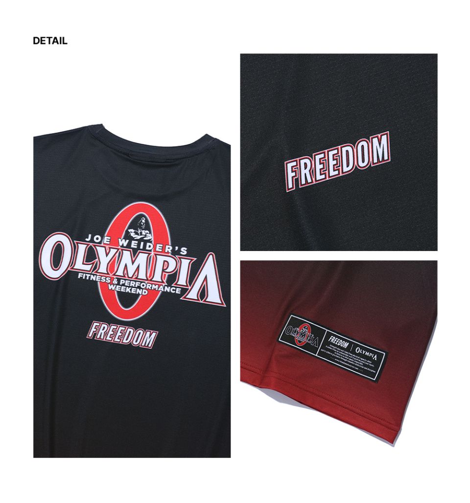MUSINSA公式 | FREEDOM オリンピアグラデーションエア半袖Tシャツ