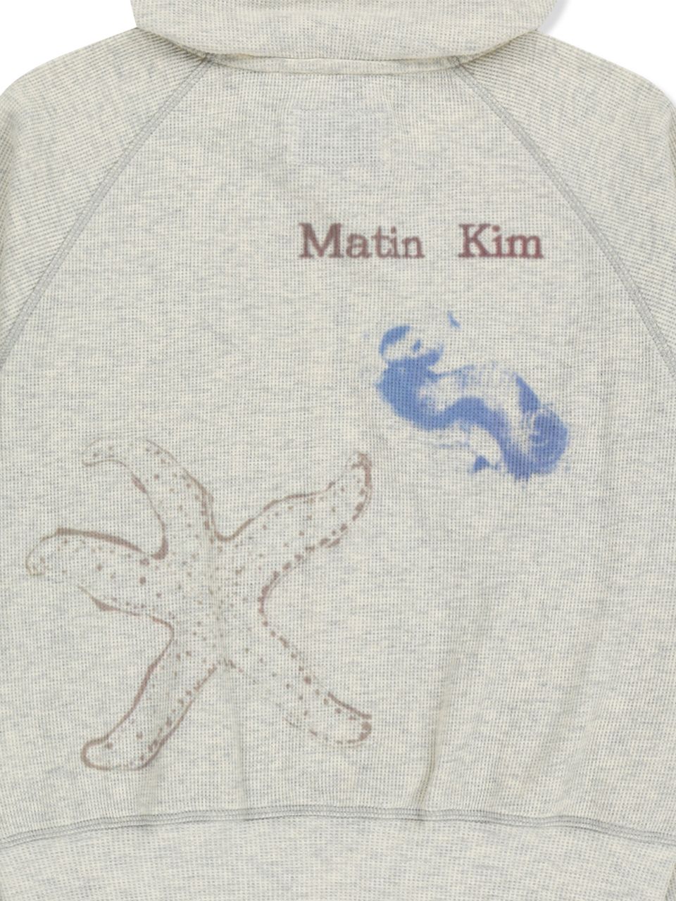 MUSINSA公式 | MATIN KIM SKETCH GRAFFITI WAFFLE HOODY ZIP UP IN