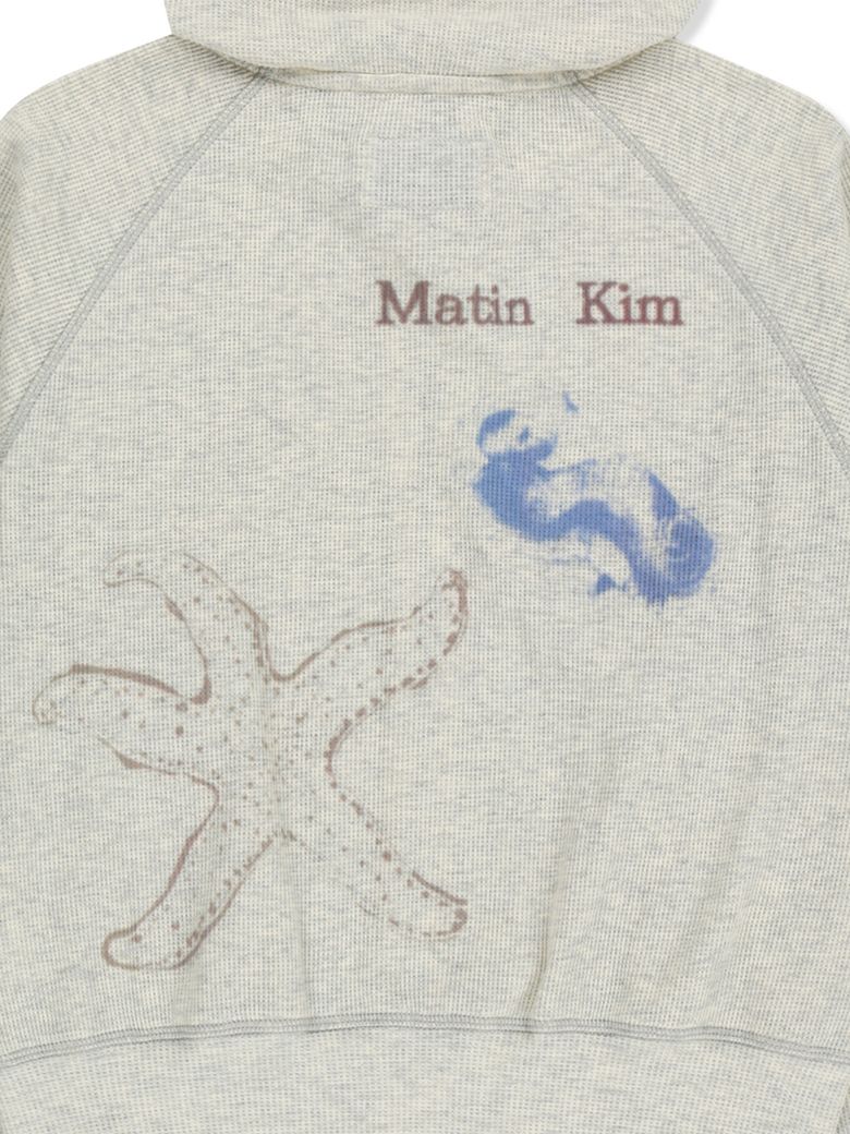 MUSINSA公式 | MATIN KIM SKETCH GRAFFITI WAFFLE HOODY ZIP UP IN