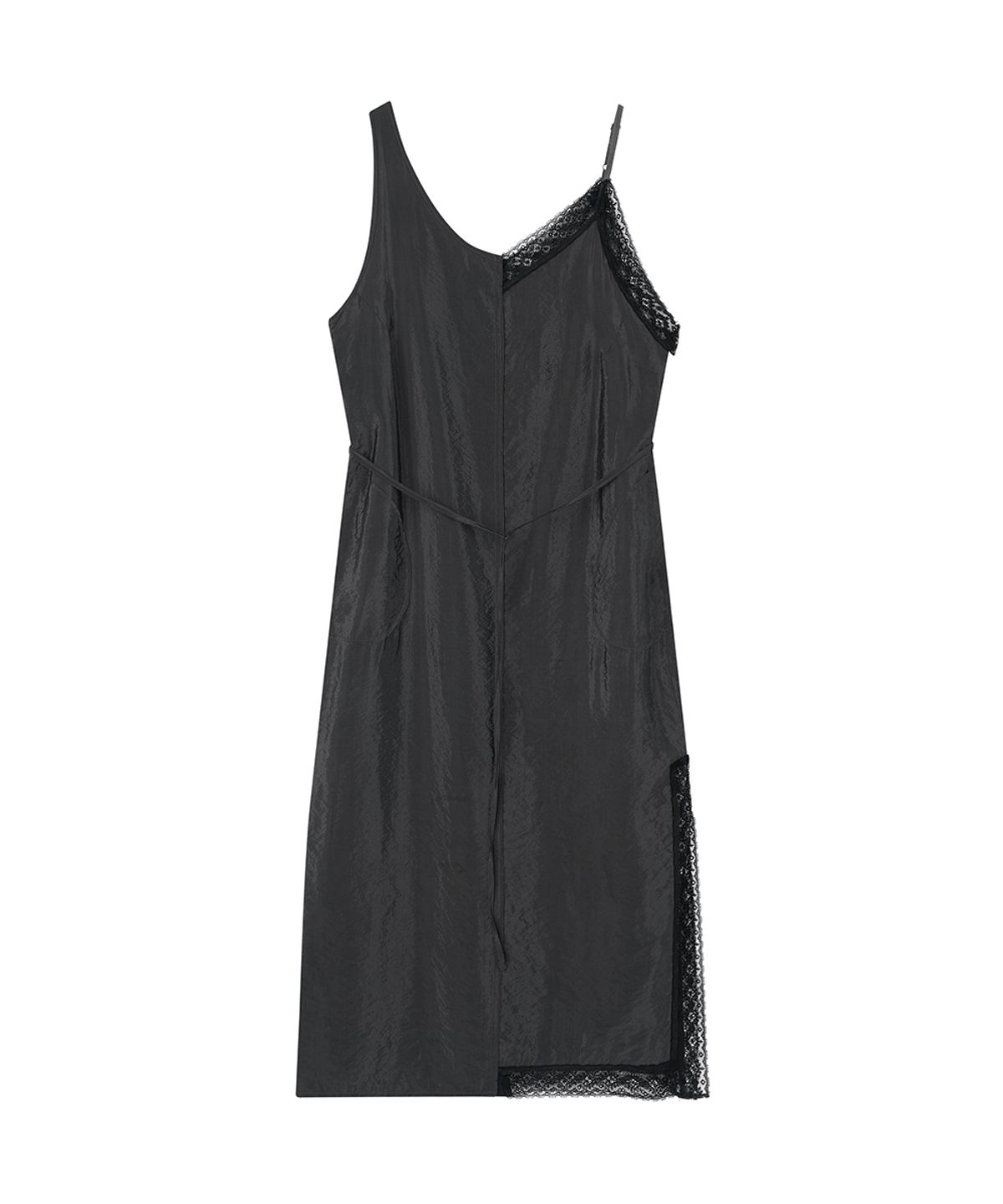 미드앤로우(MIDNLOW) Unbalanced Layered Dress