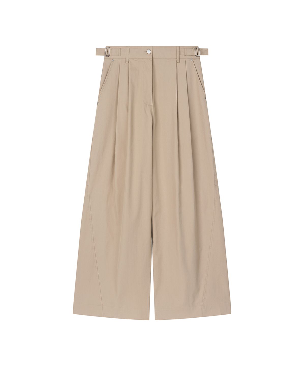 미드앤로우(MIDNLOW) Curved Wide Pants