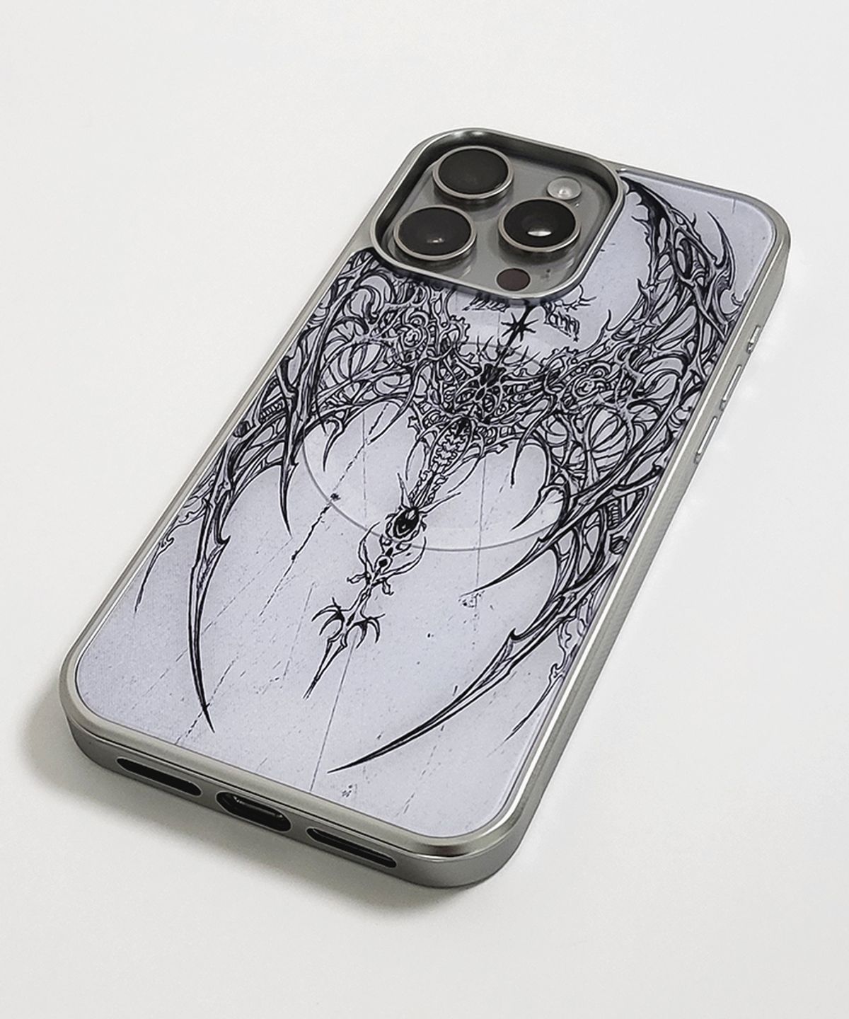 메모리즈바운더리(MEMORIESBOUNDARY) AETERNA Seraph Sigil Phone Case (SV_Epoxy/MagSafe Glass)