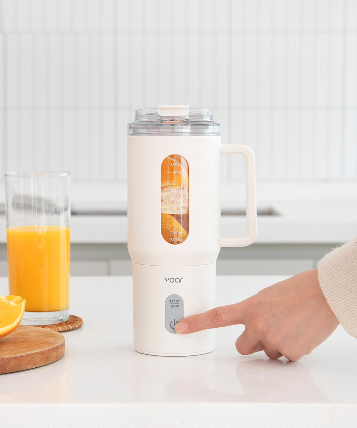 보아르(VOAR) 이지업 텀블렌더 500ml 대용량 휴대용 믹서기 텀블러
