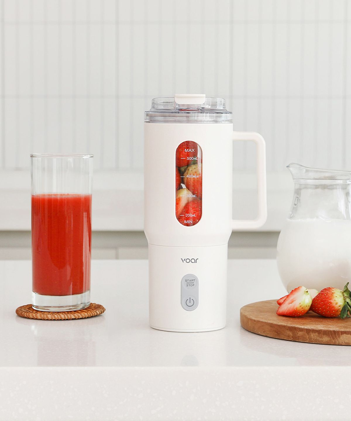 보아르(VOAR) 이지업 텀블렌더 500ml 대용량 휴대용 믹서기 텀블러