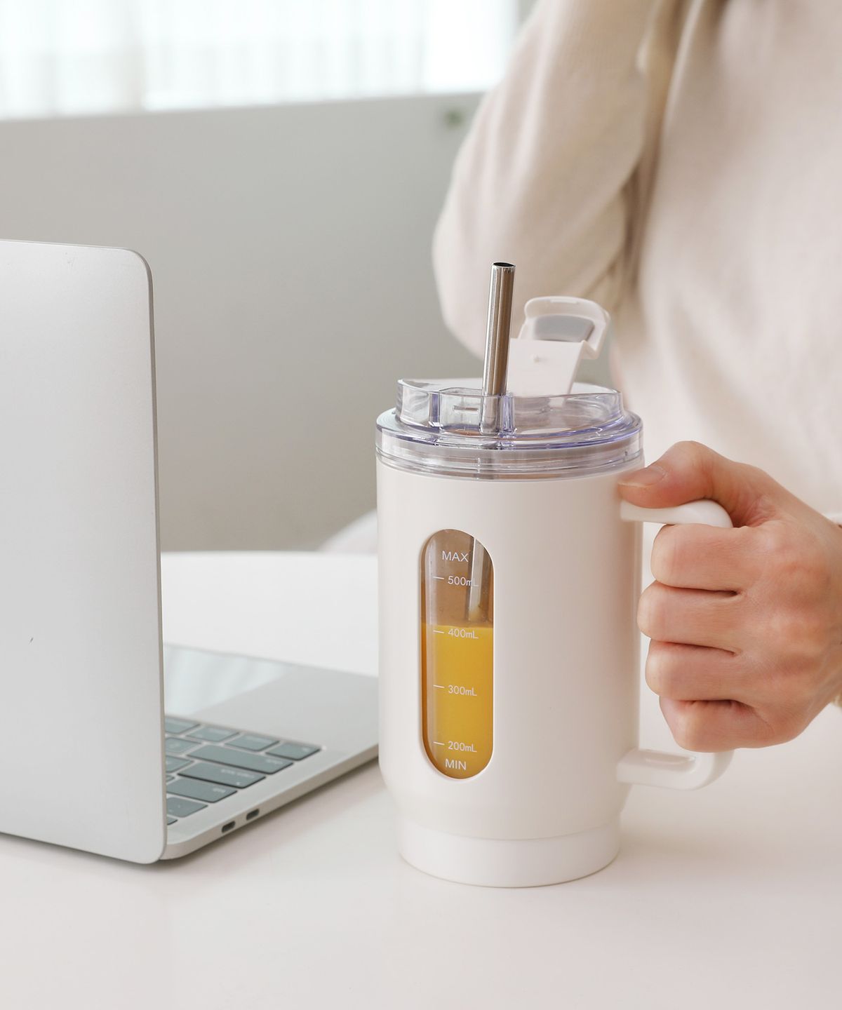 보아르(VOAR) 이지업 텀블렌더 500ml 대용량 휴대용 믹서기 텀블러