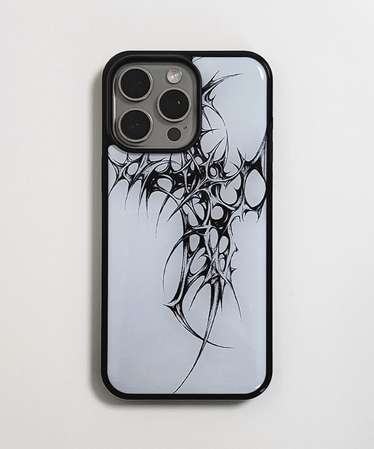 메모리즈바운더리(MEMORIESBOUNDARY) AETERNA Thorn Sigil Phone Case (BK_Epoxy/MagSafe Glass)