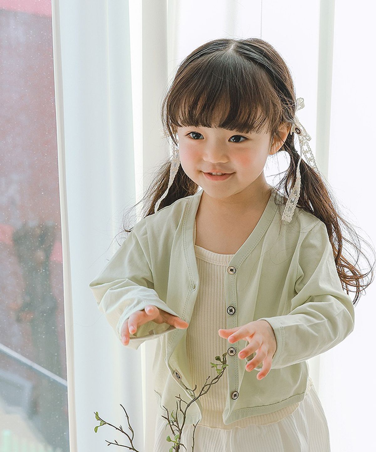 아림클로젯(ARIMCLOSET) 쪼꼬미의 봄, 여름날의 가디건 - 아기 베이직 가디건