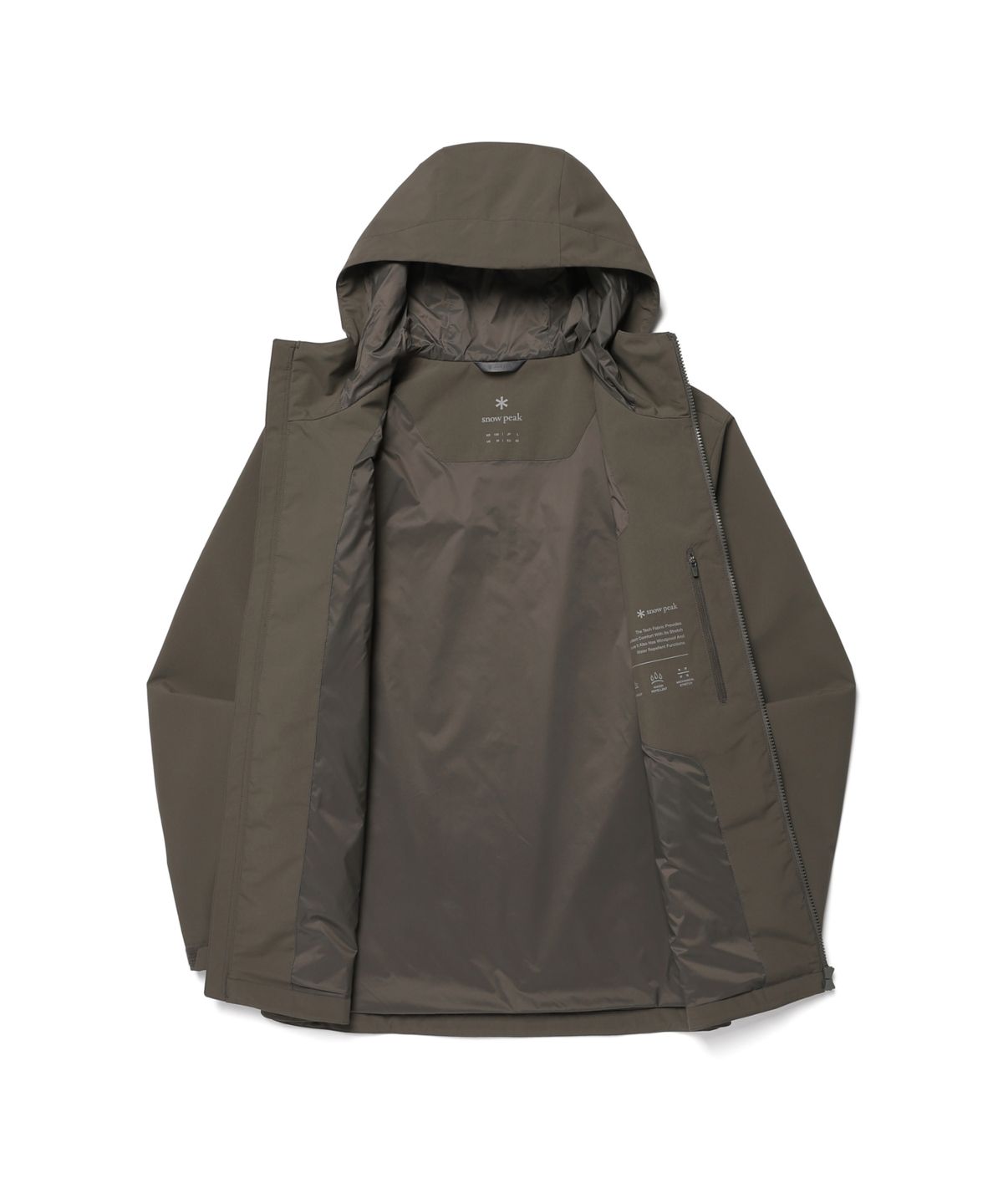 스노우피크 어패럴(SNOWPEAK APPAREL) 2L 티타닉 바람막이 (S26SUTWB38) Dark Khaki