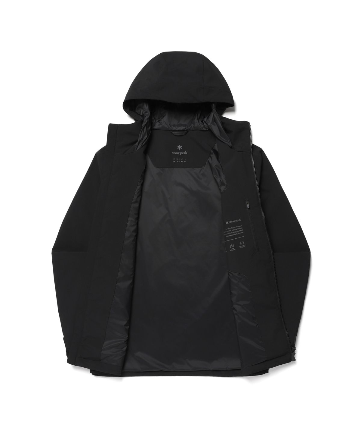 스노우피크 어패럴(SNOWPEAK APPAREL) 2L 티타닉 바람막이 (S26SUTWB38) Black