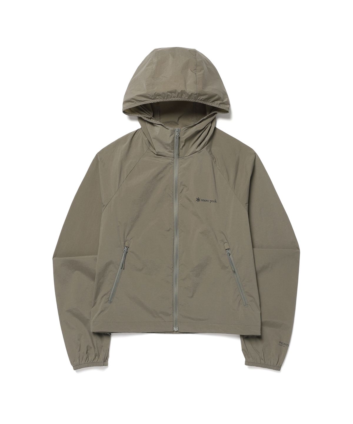 스노우피크 어패럴(SNOWPEAK APPAREL) 피코 선블록 퍼텍스 초경량 여성 바람막이 (S26MWTWB79) Khaki