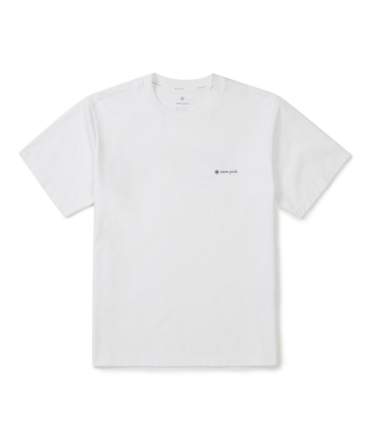 스노우피크 어패럴(SNOWPEAK APPAREL) 코튼 레터링 반팔 티셔츠 (S26MMFTS62) White
