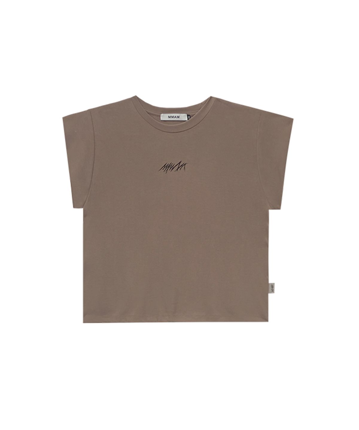 므아므(MMAM) Logo basic slim t-shirt