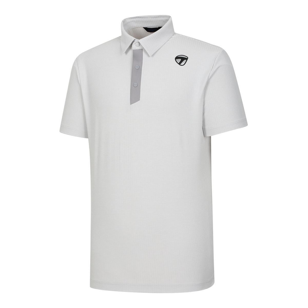 테일러메이드 어패럴(TAYLORMADE APPAREL) 26SS 남성 사각 조직 카라 반팔 티셔츠 T8031T62143-196
