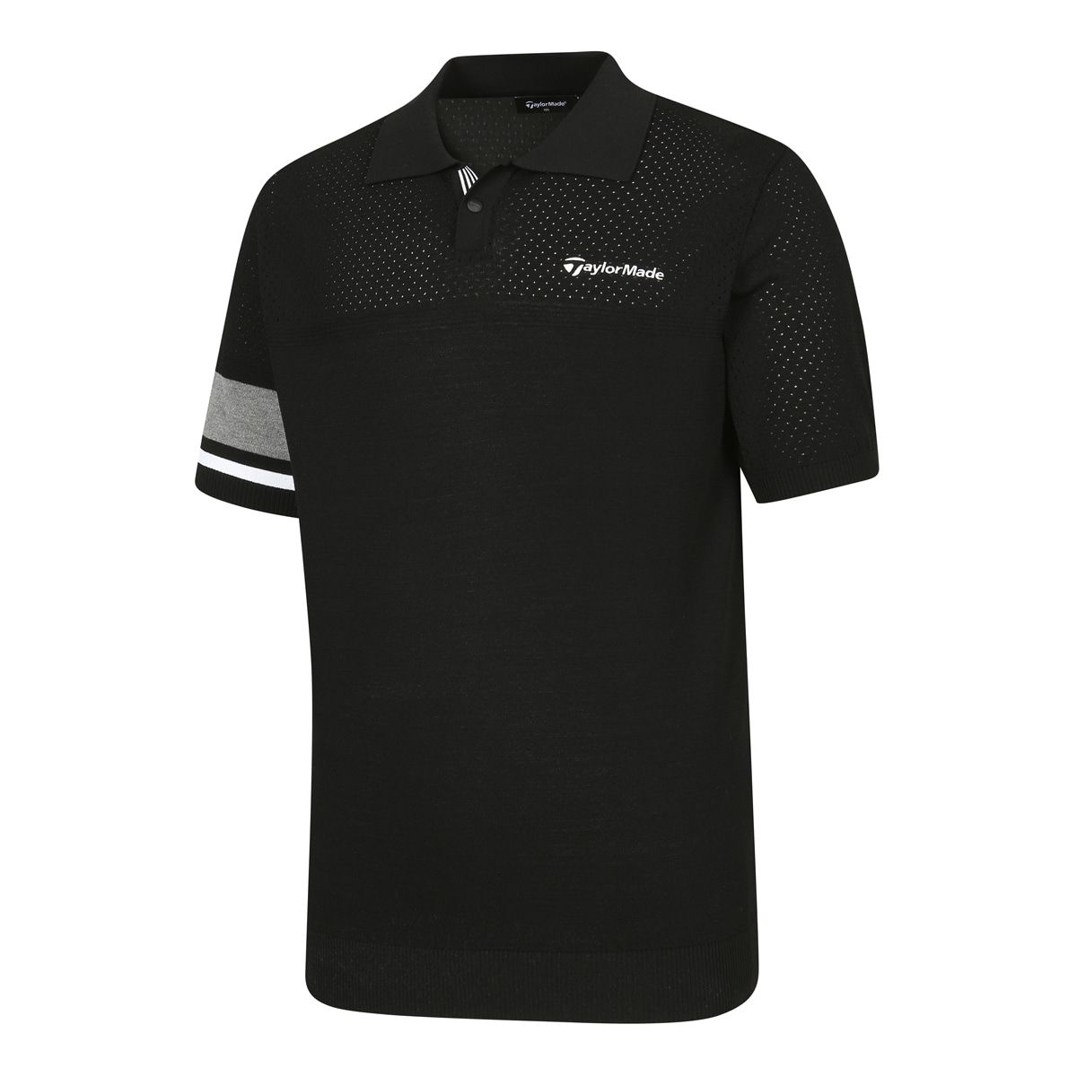테일러메이드 어패럴(TAYLORMADE APPAREL) 26SS 남성 소매 배색 카라 반팔 니트 TS6-21HG23-199